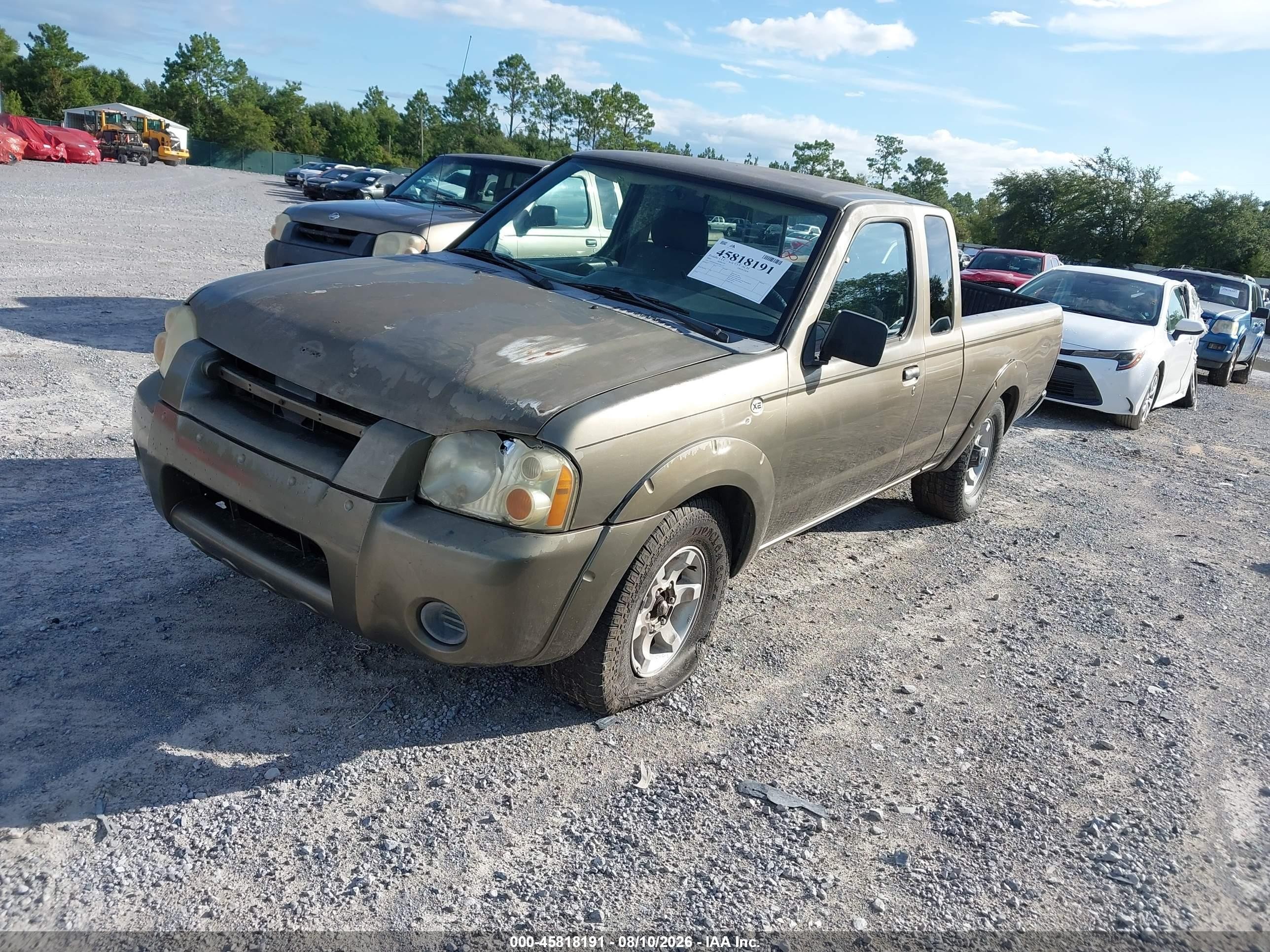 2001 Nissan Frontier Xe Champagne vin: 1N6DD26S91C381113