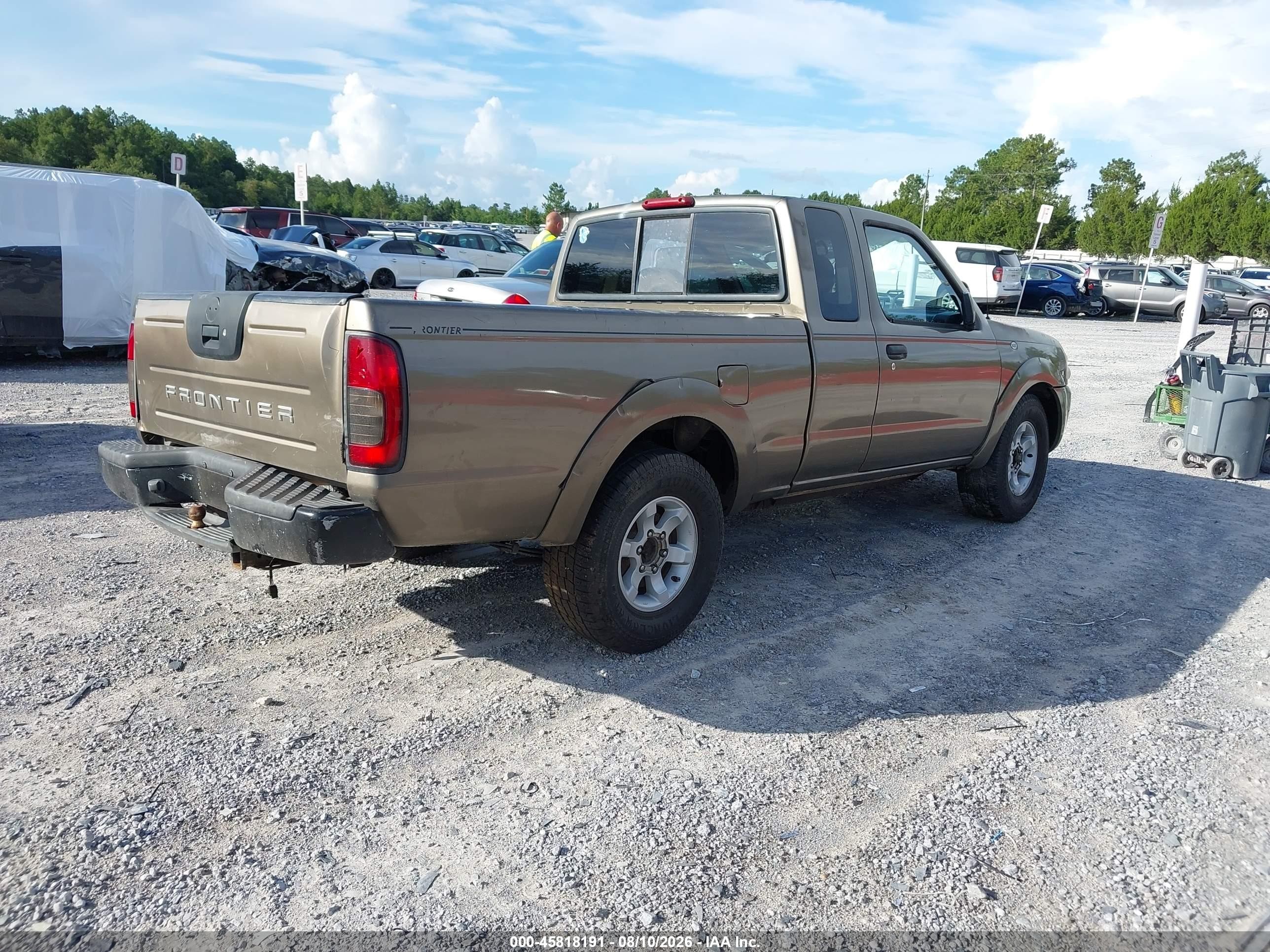 2001 Nissan Frontier Xe Champagne vin: 1N6DD26S91C381113