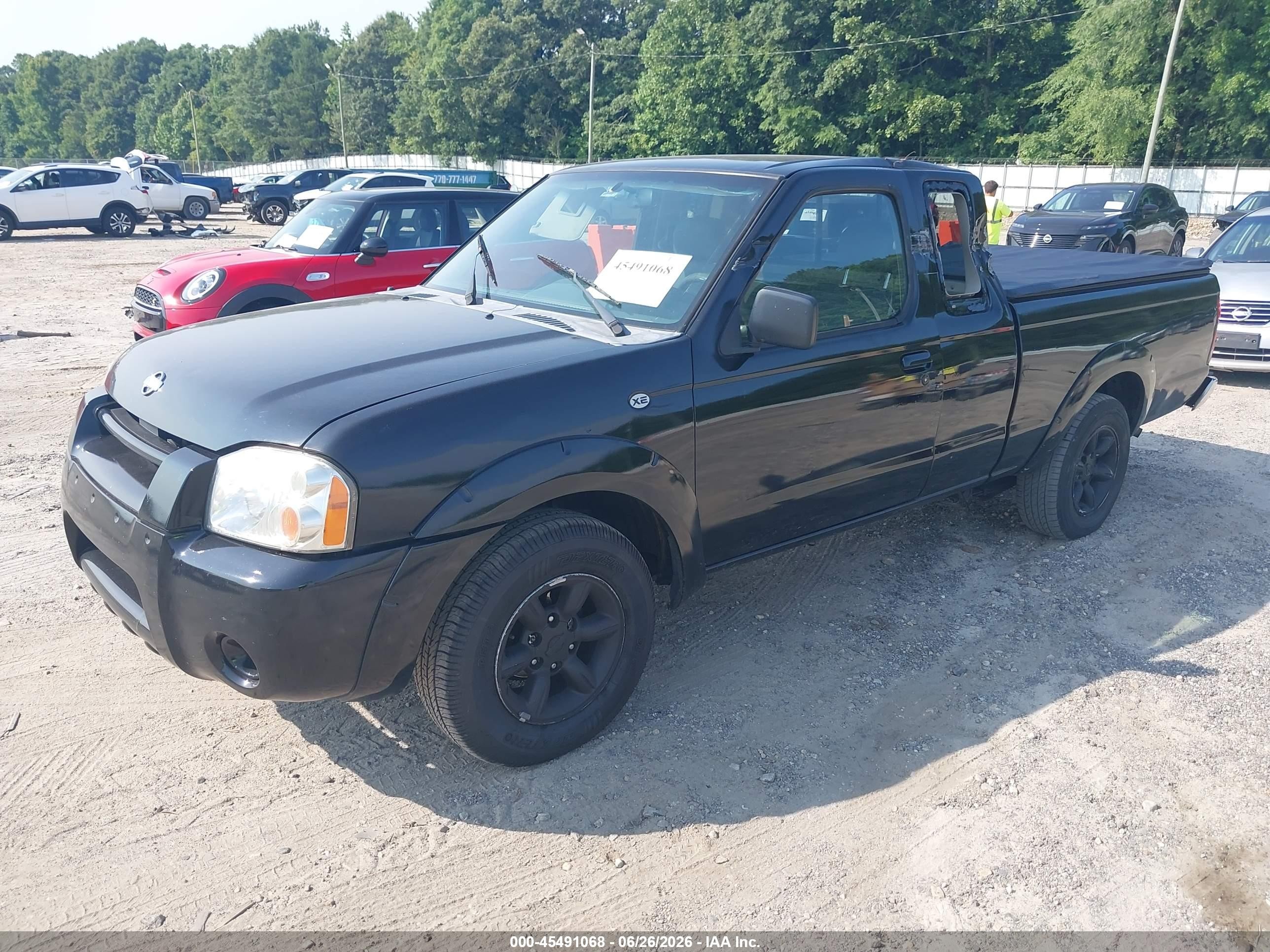 2001 Nissan Frontier Xe Black vin: 1N6DD26S91C389597