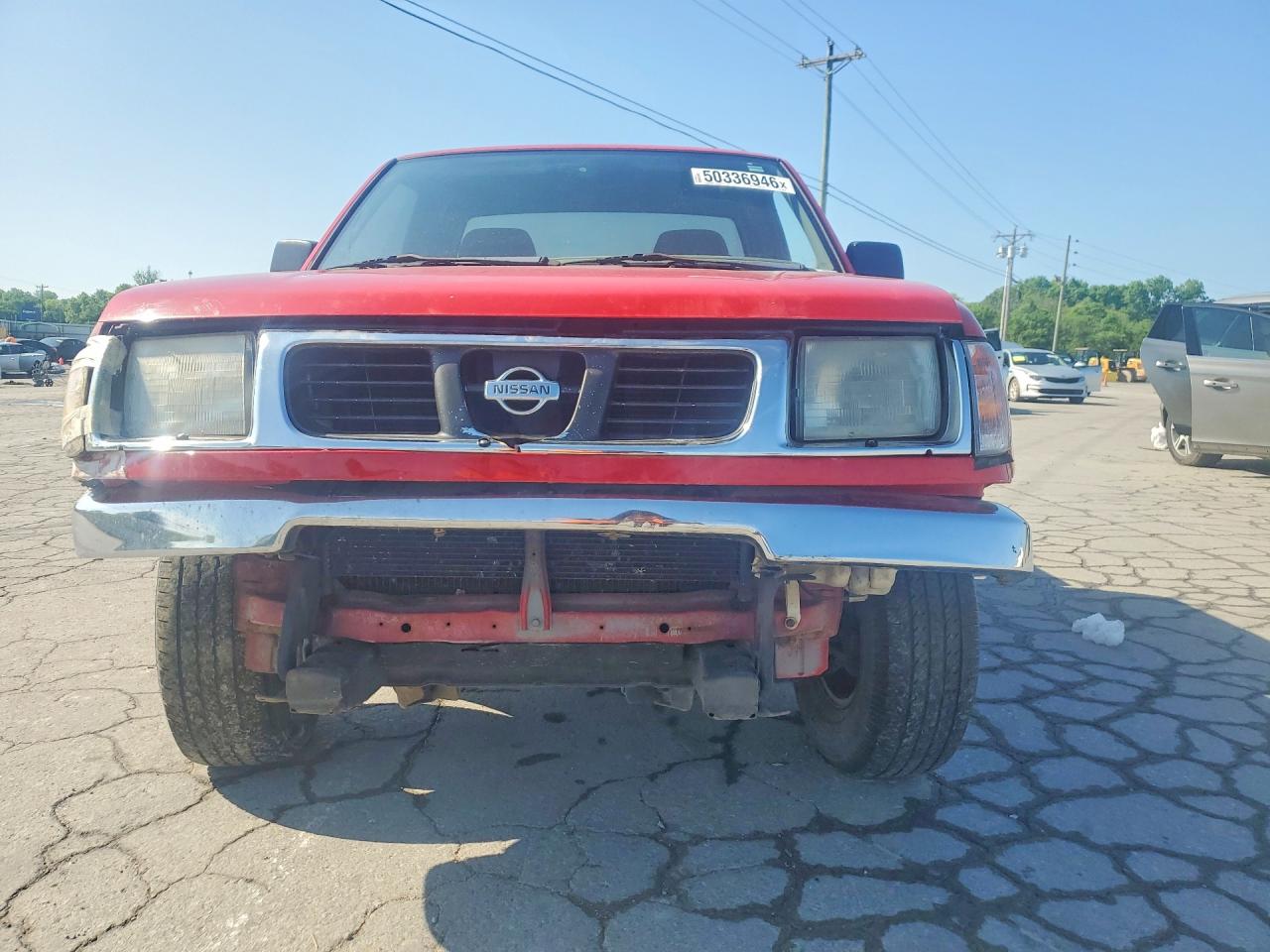 1998 Nissan Frontier Xe Red vin: 1N6DD26S9WC363699