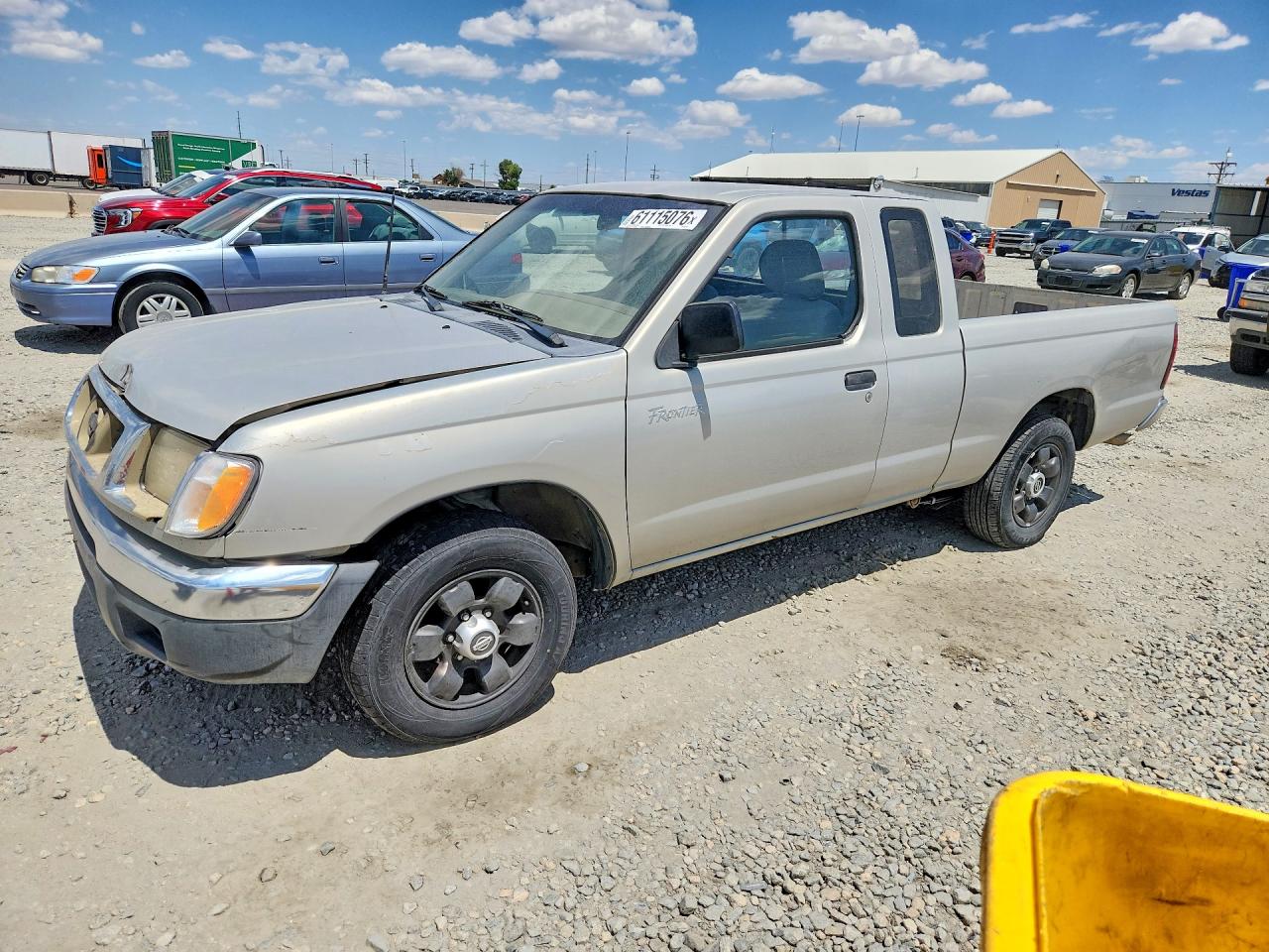 1998 Nissan Frontier King Cab Xe/king Cab Se Silver vin: 1N6DD26S9WC367168