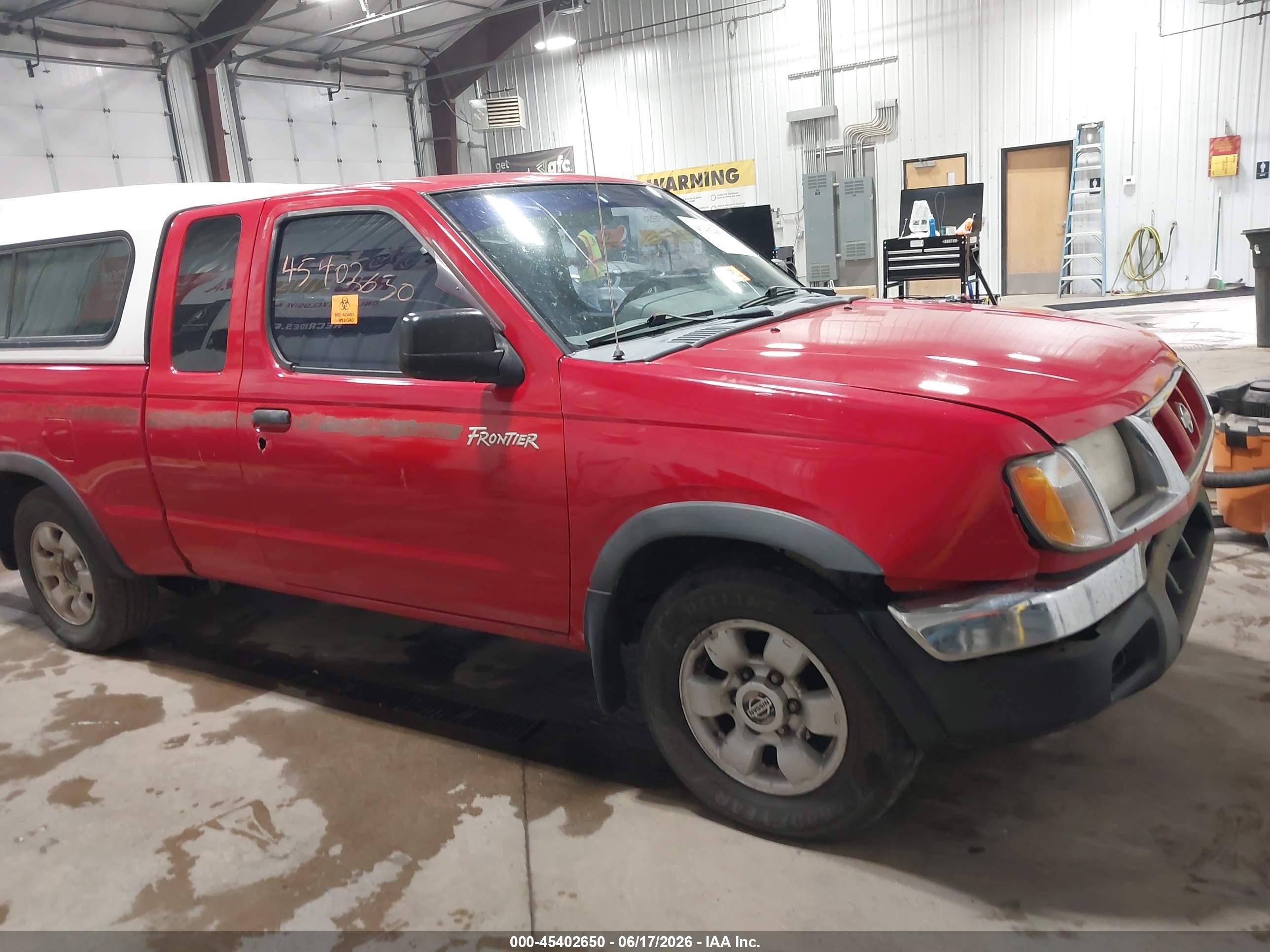 1998 Nissan Frontier Se/xe Красный vin: 1N6DD26S9WC378610