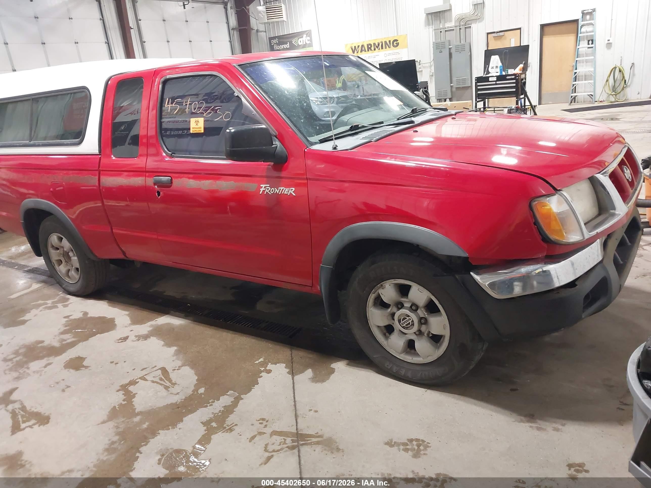 1998 Nissan Frontier Se/xe Красный vin: 1N6DD26S9WC378610