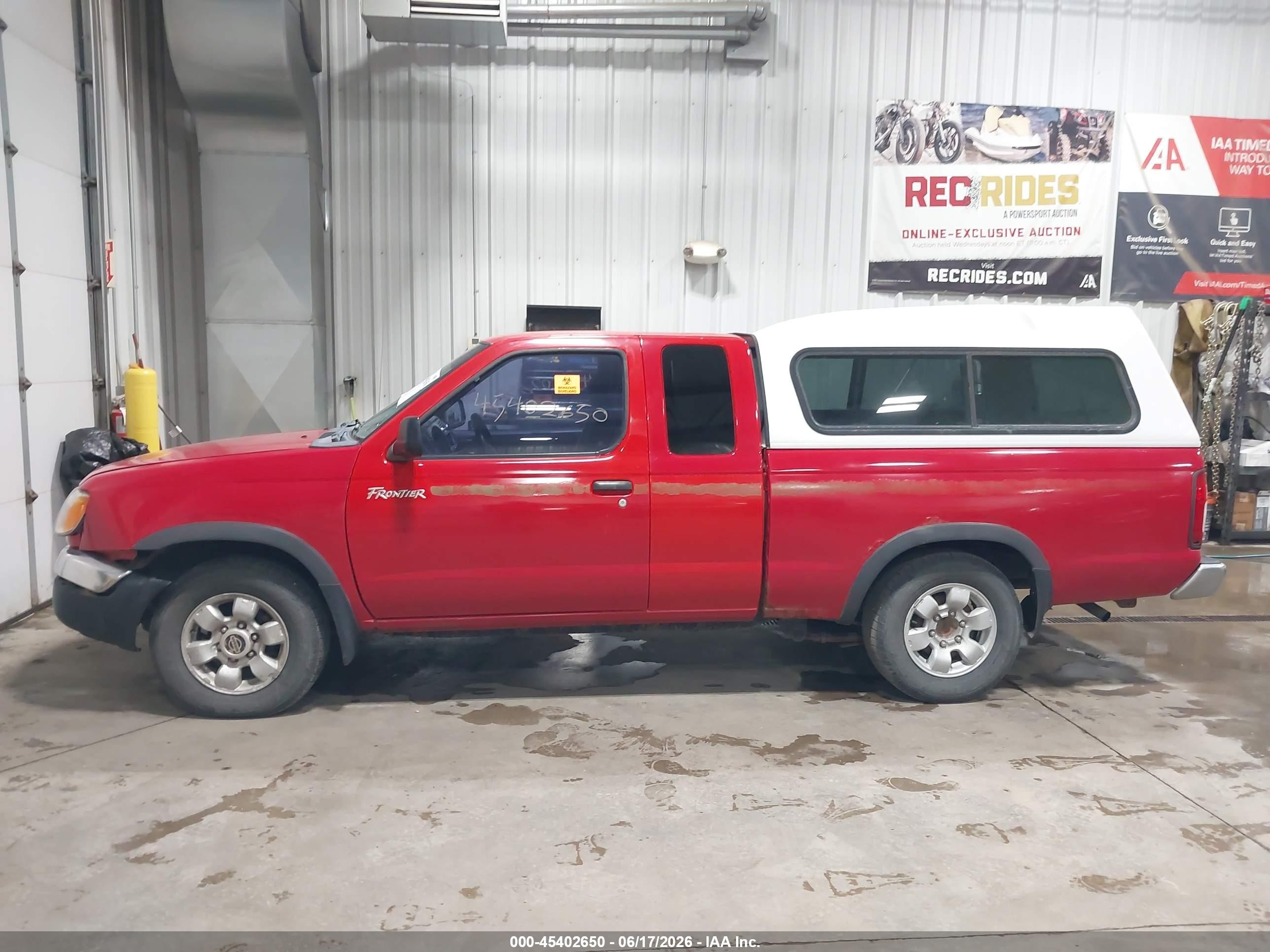 1998 Nissan Frontier Se/xe Красный vin: 1N6DD26S9WC378610