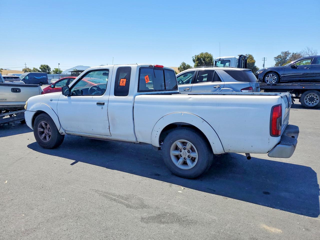 2001 Nissan Frontier King Cab Xe White vin: 1N6DD26SX1C378754