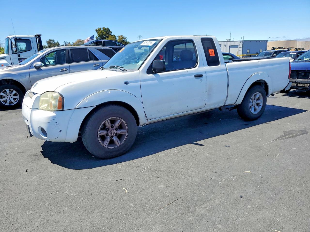 2001 Nissan Frontier King Cab Xe White vin: 1N6DD26SX1C378754