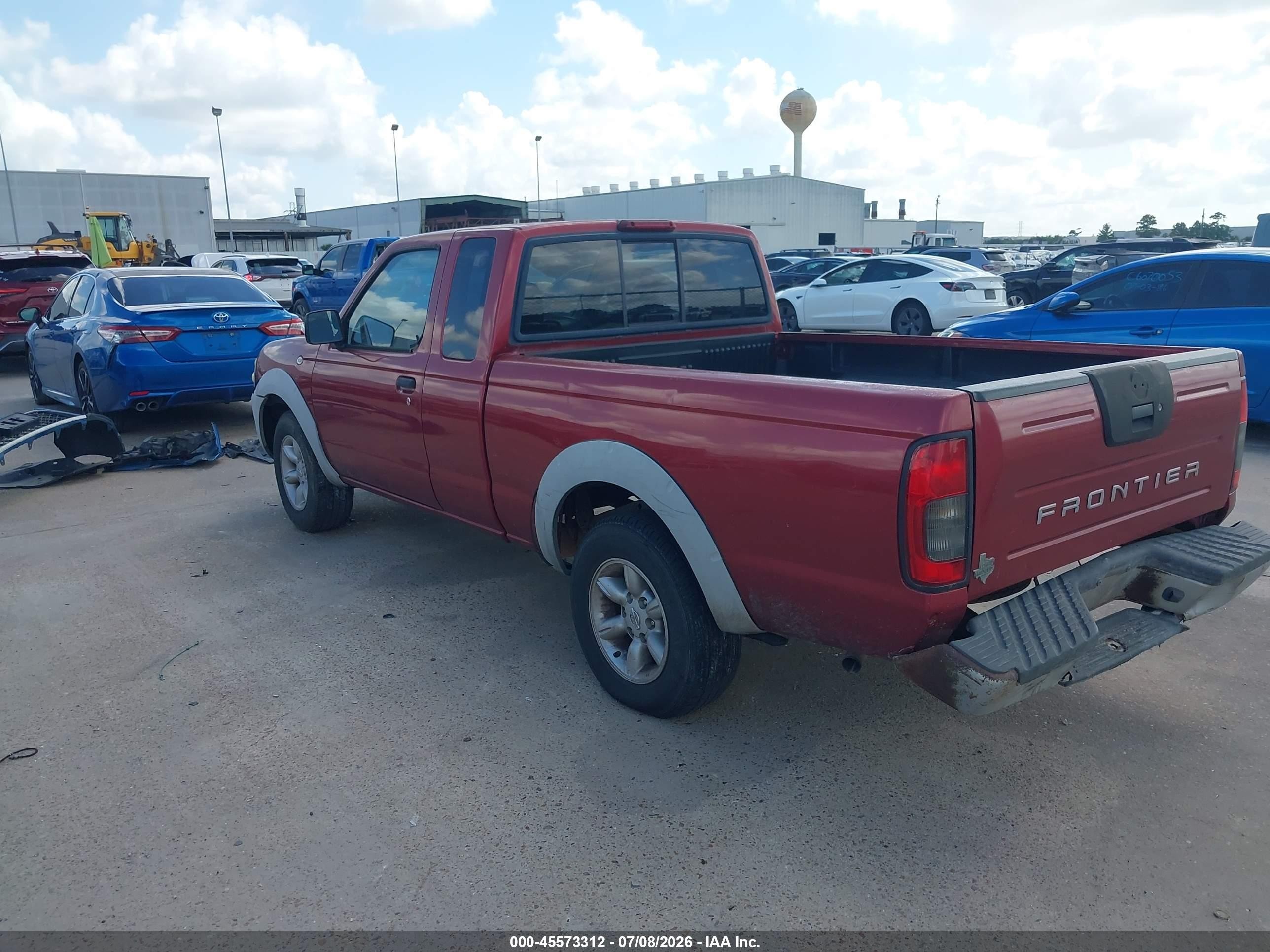 2001 Nissan Frontier Xe Burgundy vin: 1N6DD26SX1C398261