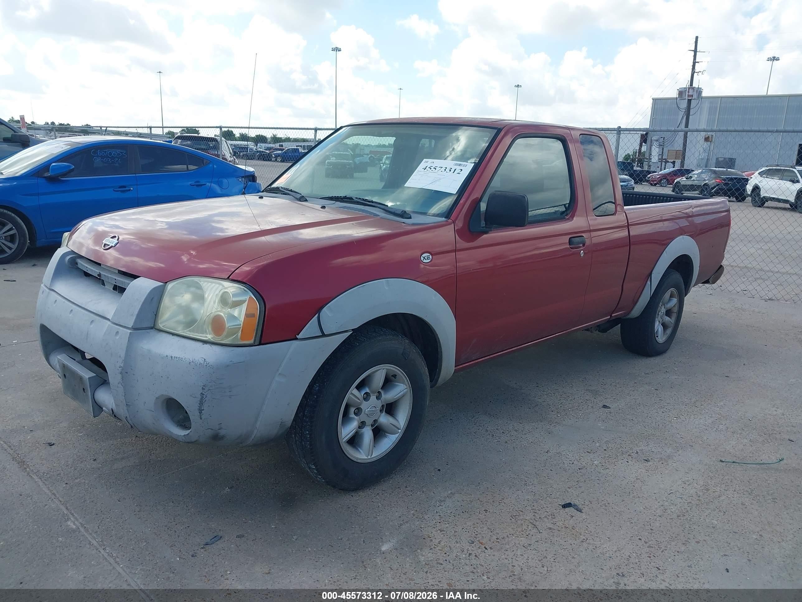 2001 Nissan Frontier Xe Burgundy vin: 1N6DD26SX1C398261