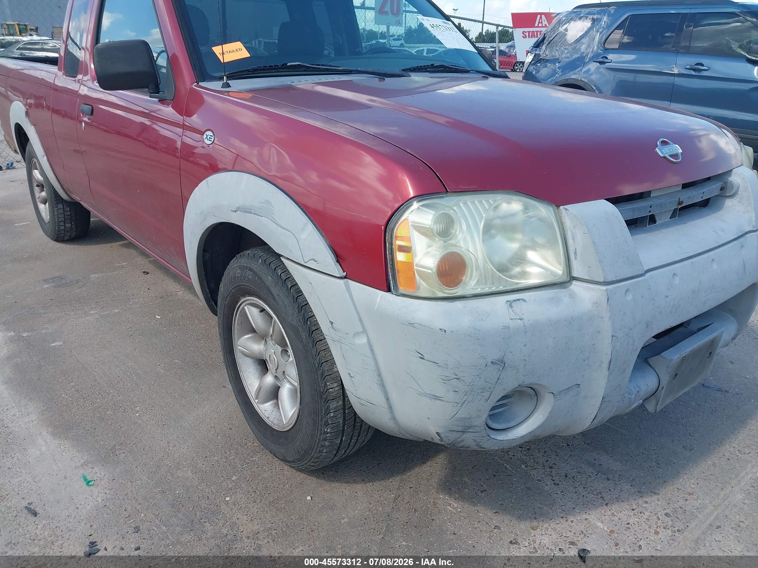 2001 Nissan Frontier Xe Burgundy vin: 1N6DD26SX1C398261