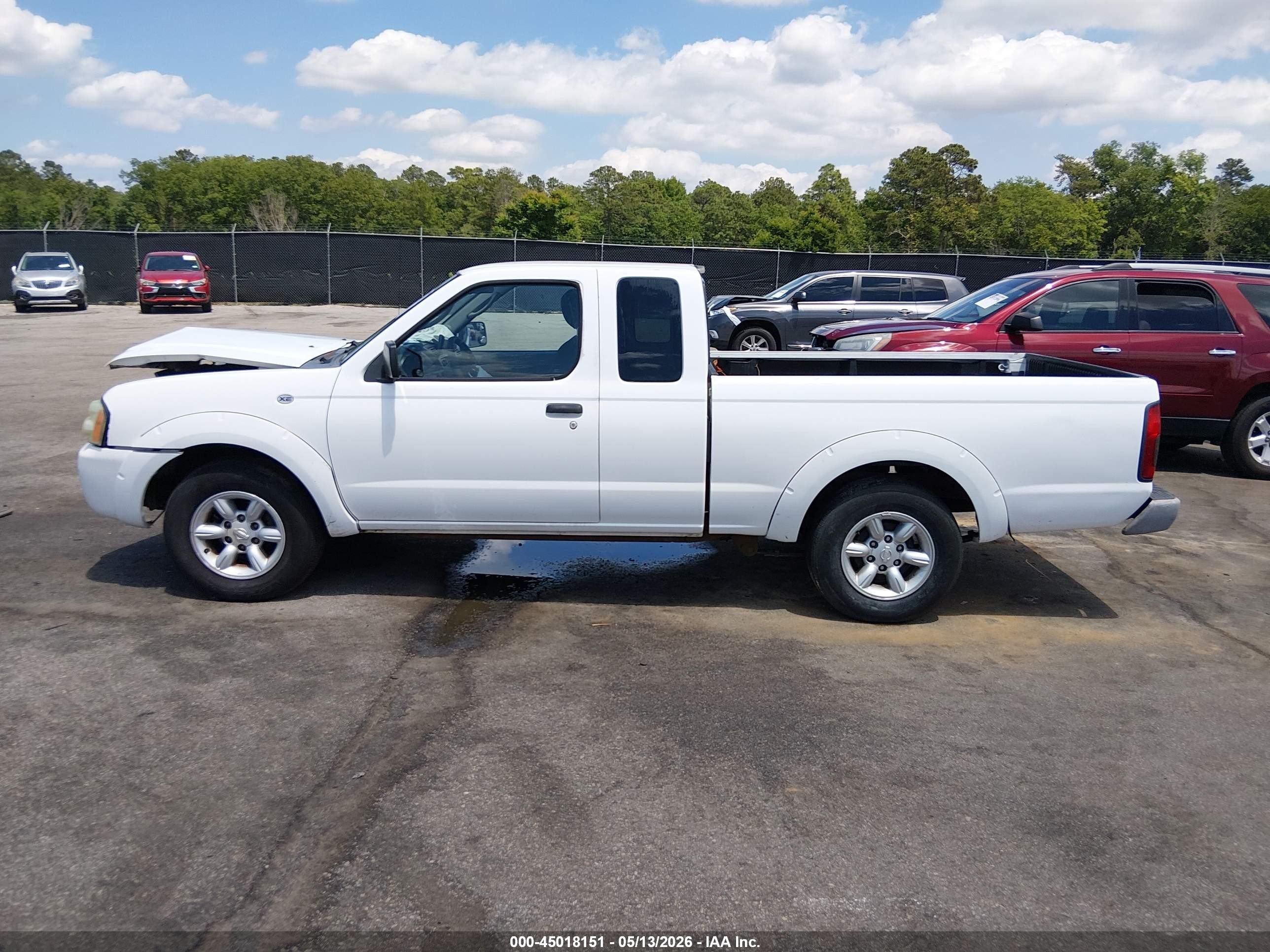 2002 Nissan Frontier Xe Белый vin: 1N6DD26SX2C314361
