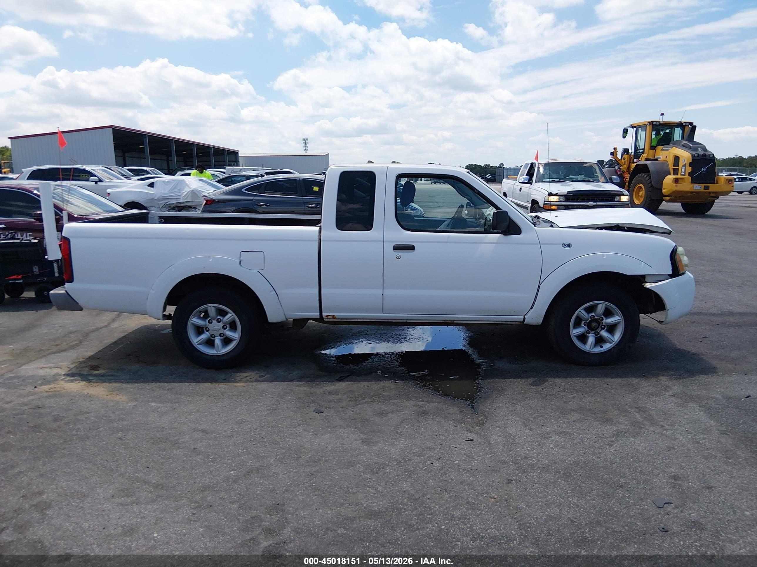 2002 Nissan Frontier Xe Белый vin: 1N6DD26SX2C314361