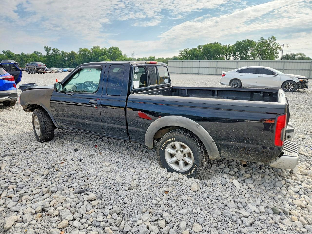 2002 Nissan Frontier Standard Black vin: 1N6DD26SX2C377198