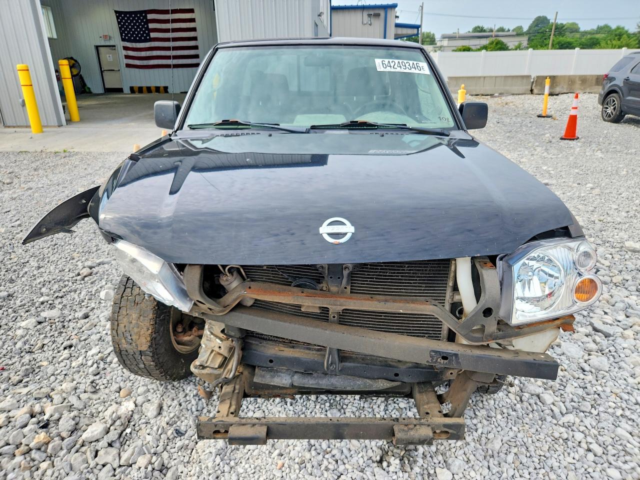 2002 Nissan Frontier Standard Black vin: 1N6DD26SX2C377198