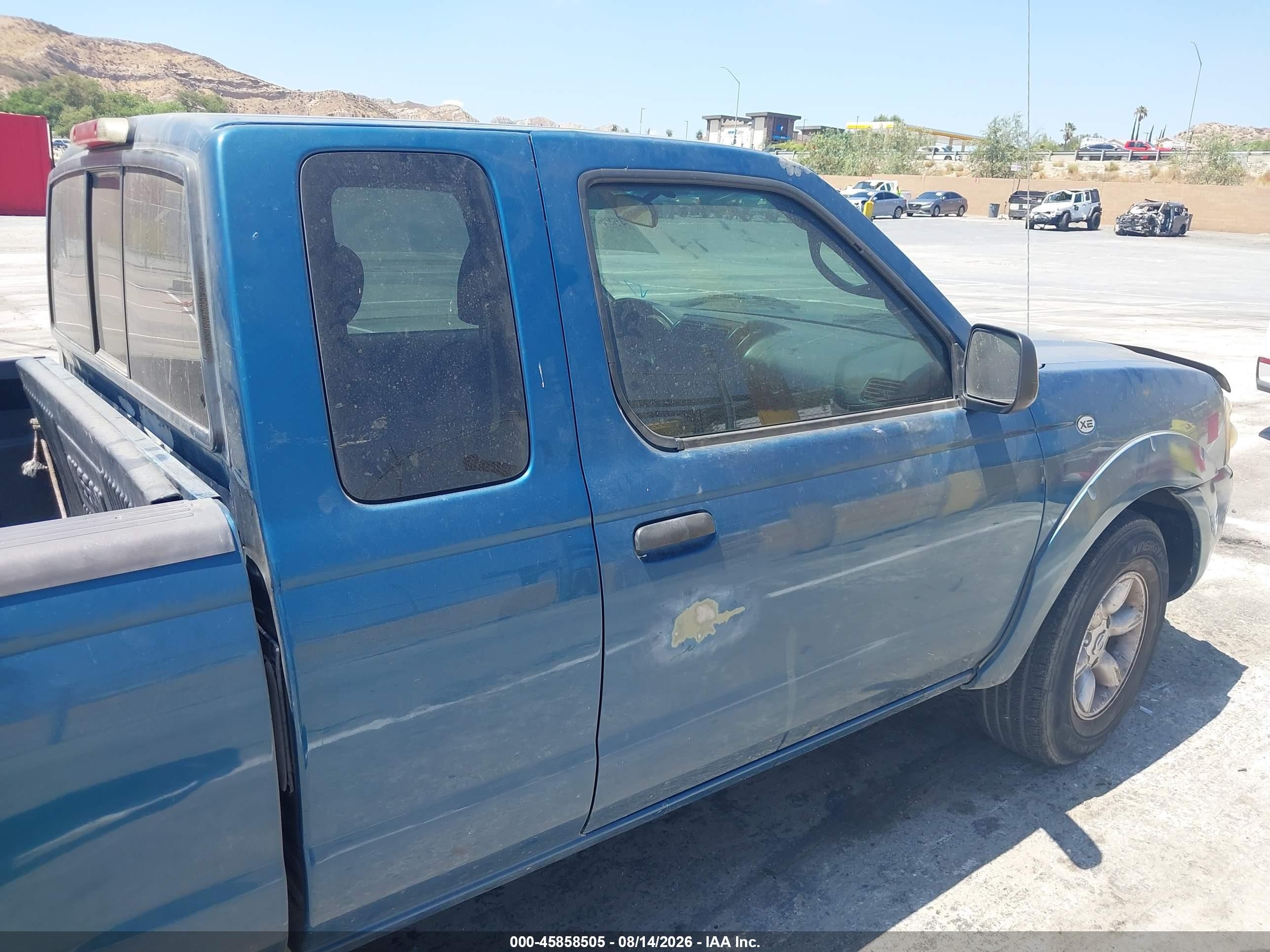 2004 Nissan Frontier Xe Blue vin: 1N6DD26T04C449201