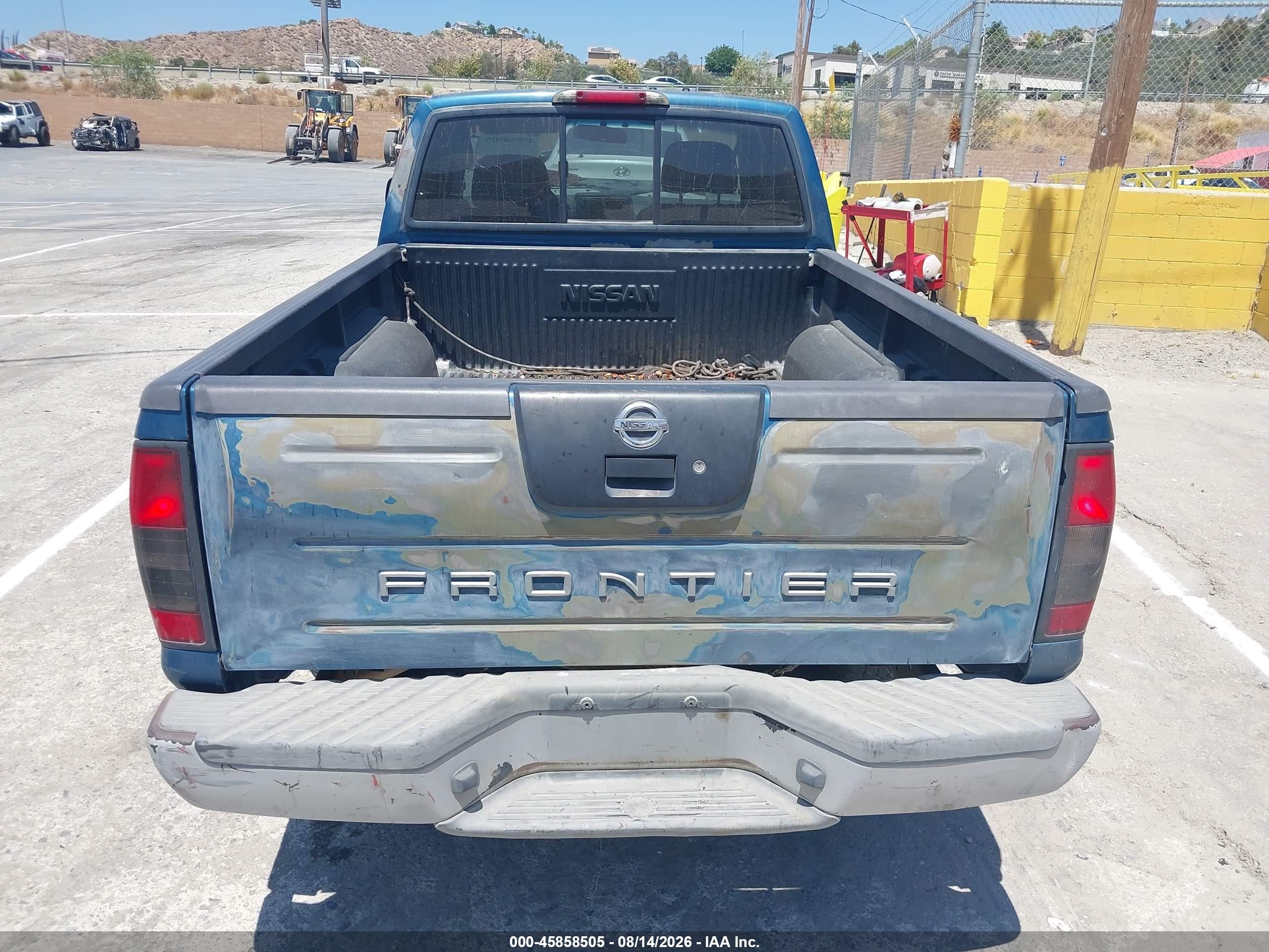 2004 Nissan Frontier Xe Blue vin: 1N6DD26T04C449201