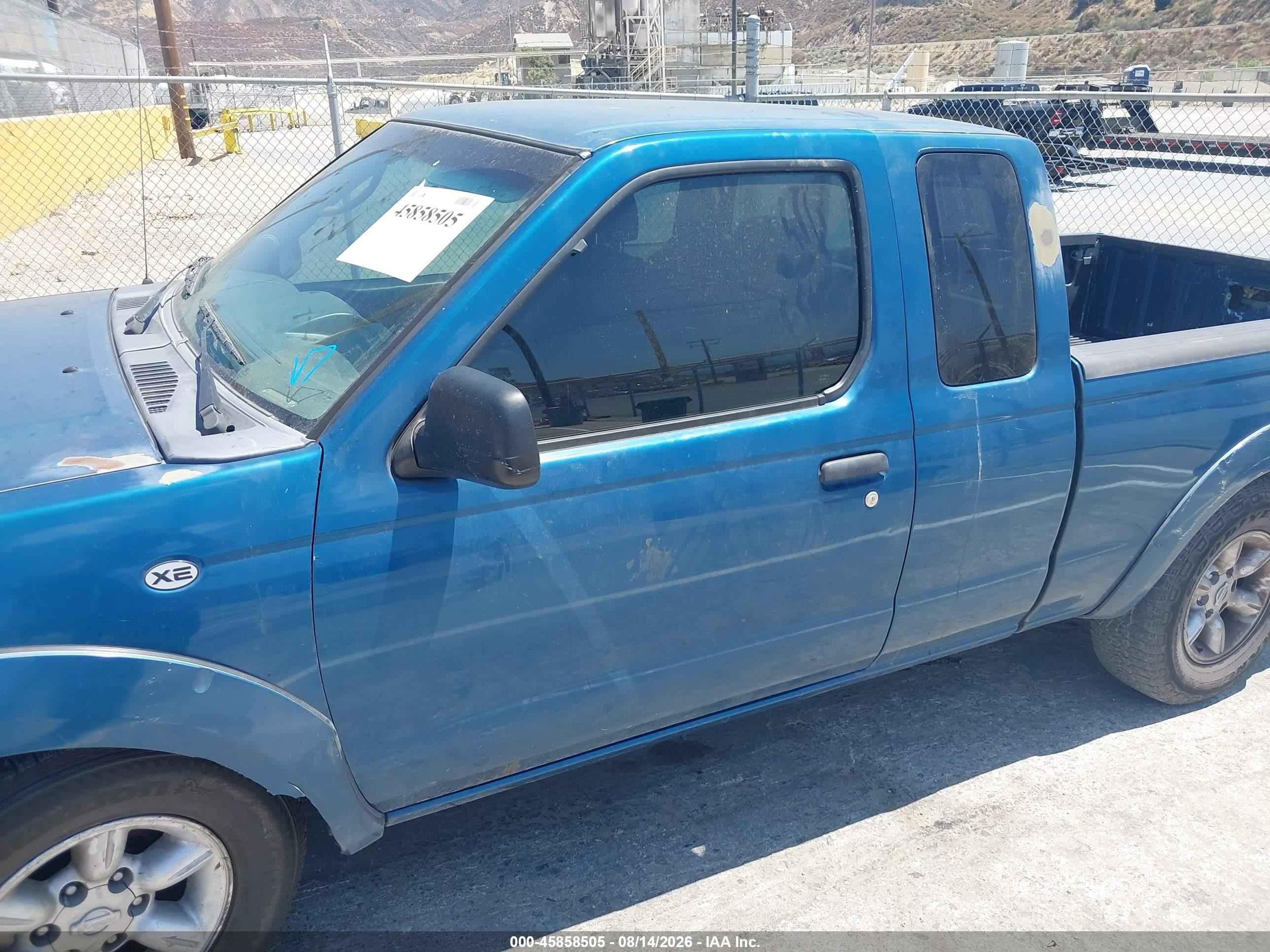 2004 Nissan Frontier Xe Blue vin: 1N6DD26T04C449201