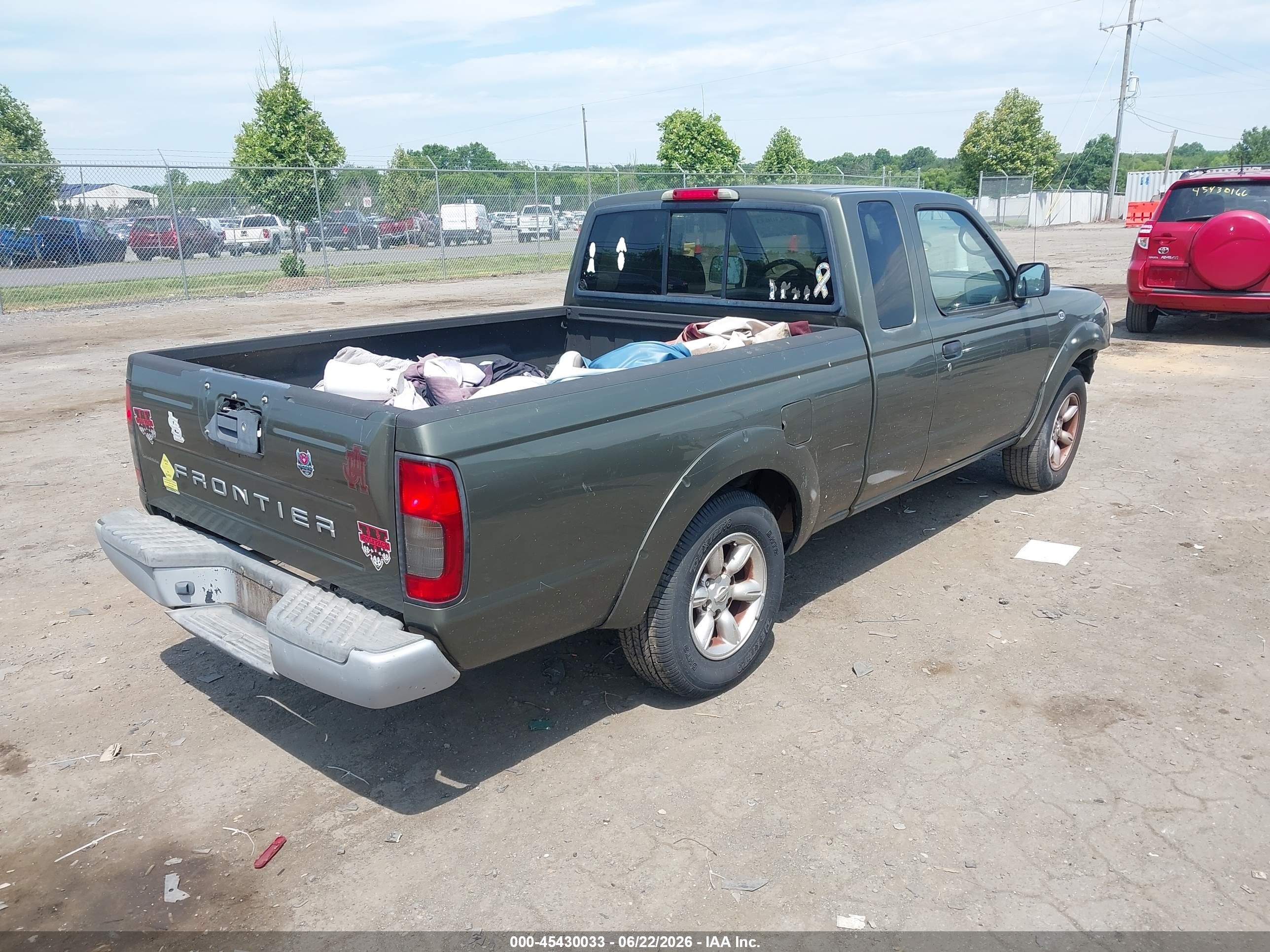 2003 Nissan Frontier Xe Зеленый vin: 1N6DD26T13C467284