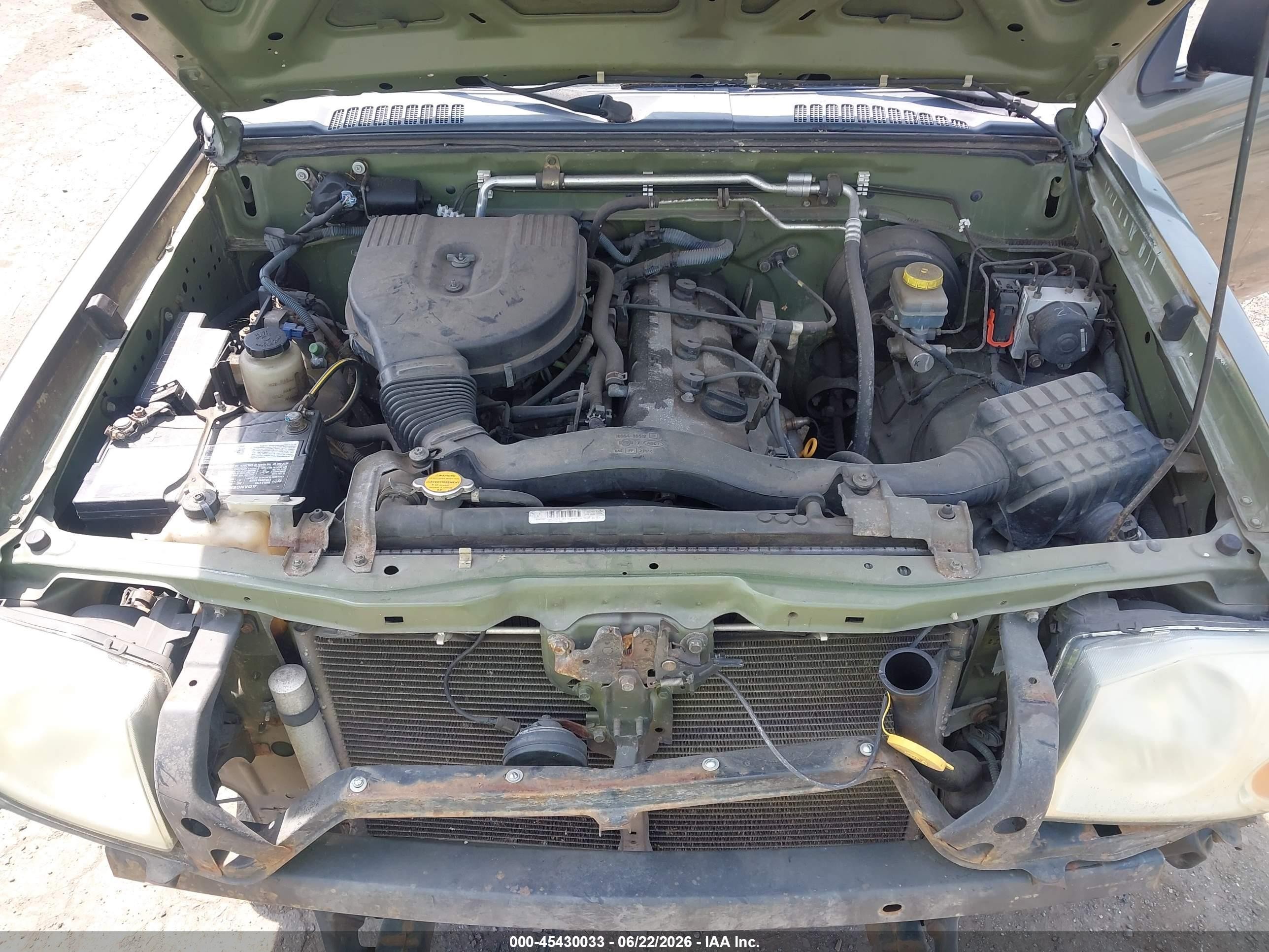 2003 Nissan Frontier Xe Зеленый vin: 1N6DD26T13C467284