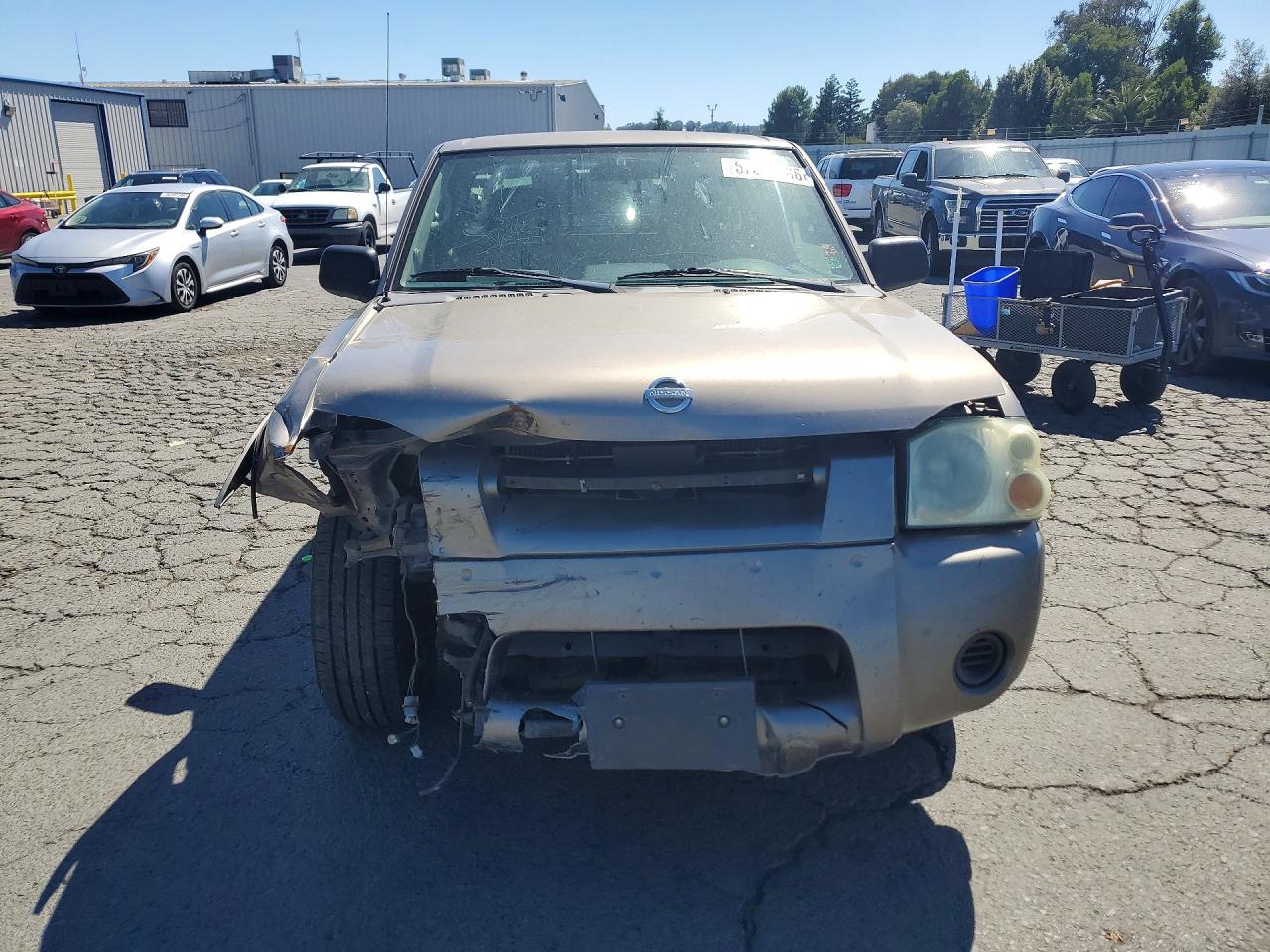 2004 Nissan Frontier King Cab Xe Silver vin: 1N6DD26T14C407068
