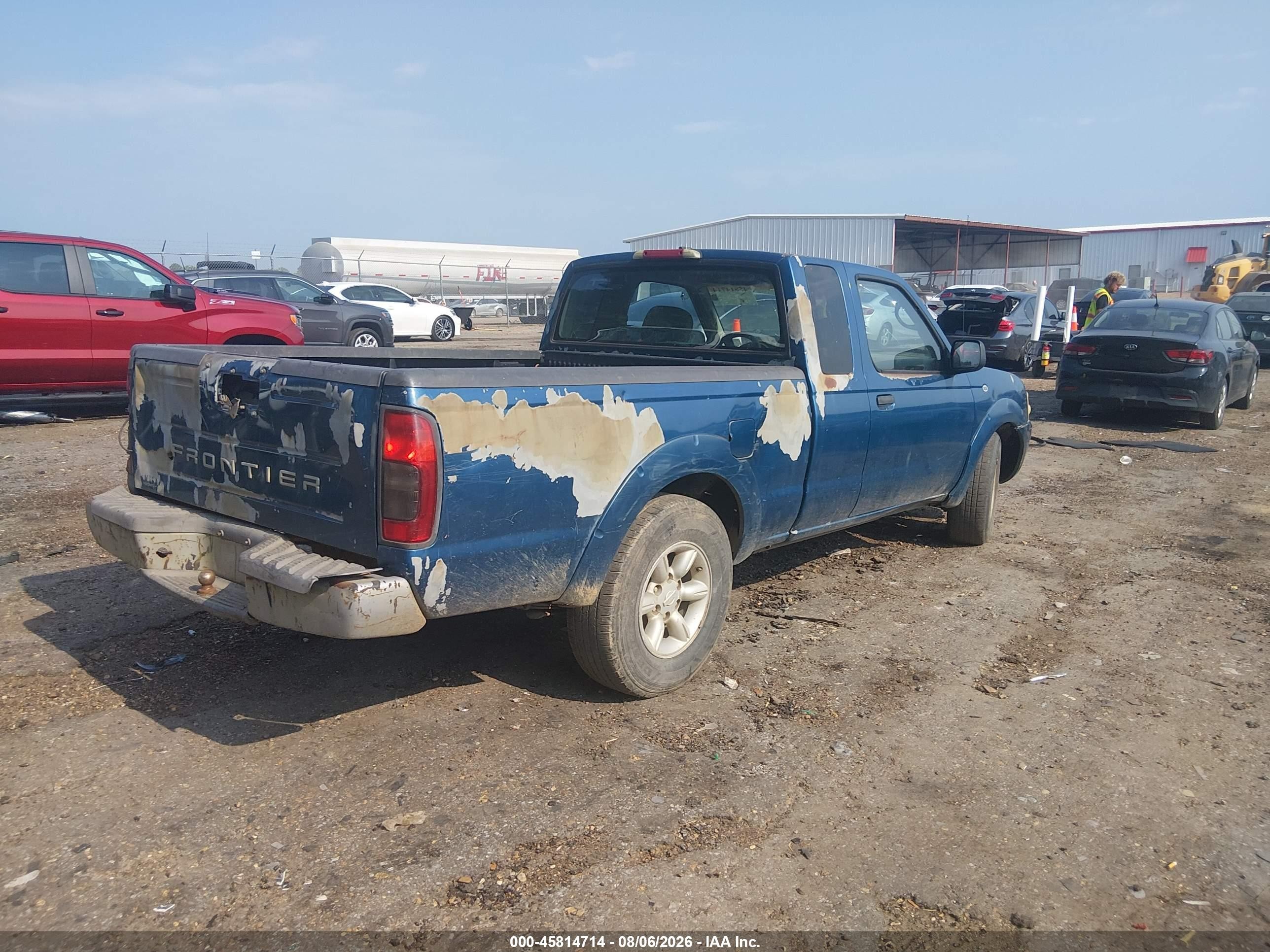 2004 Nissan Frontier Xe Синий vin: 1N6DD26T14C409547
