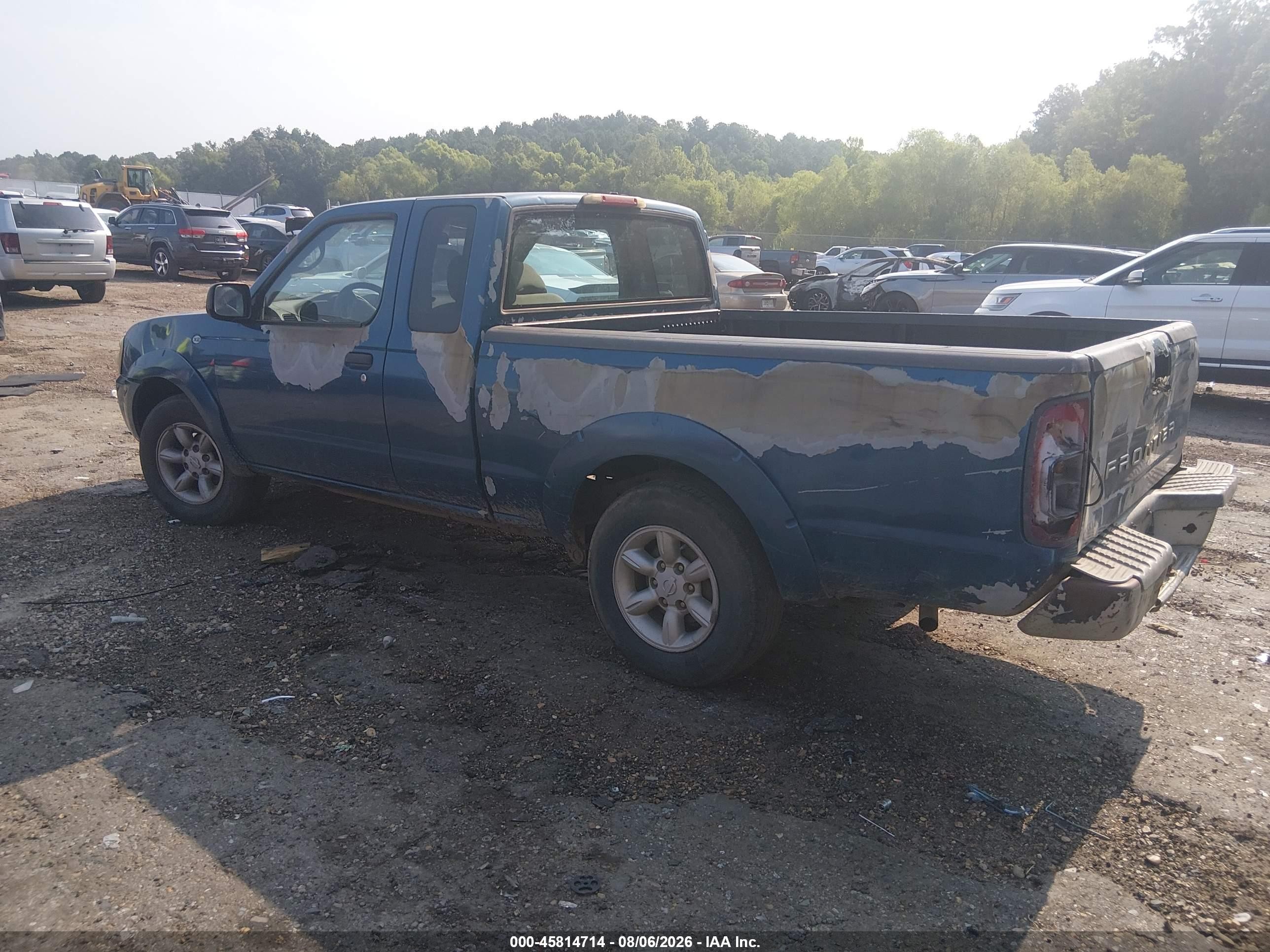 2004 Nissan Frontier Xe Синий vin: 1N6DD26T14C409547