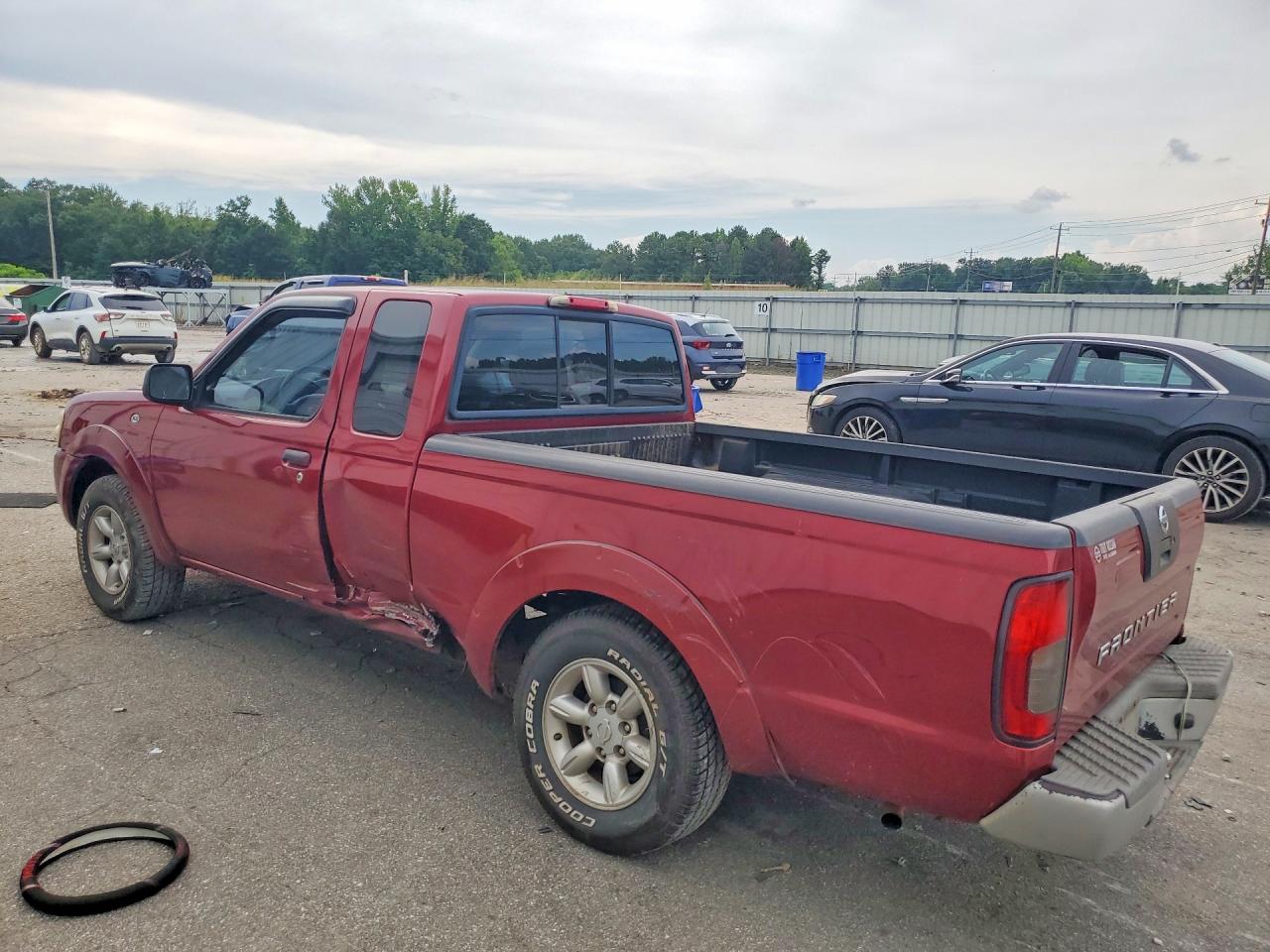 2004 Nissan Frontier King Cab Xe Темно-бордовый vin: 1N6DD26T14C471059