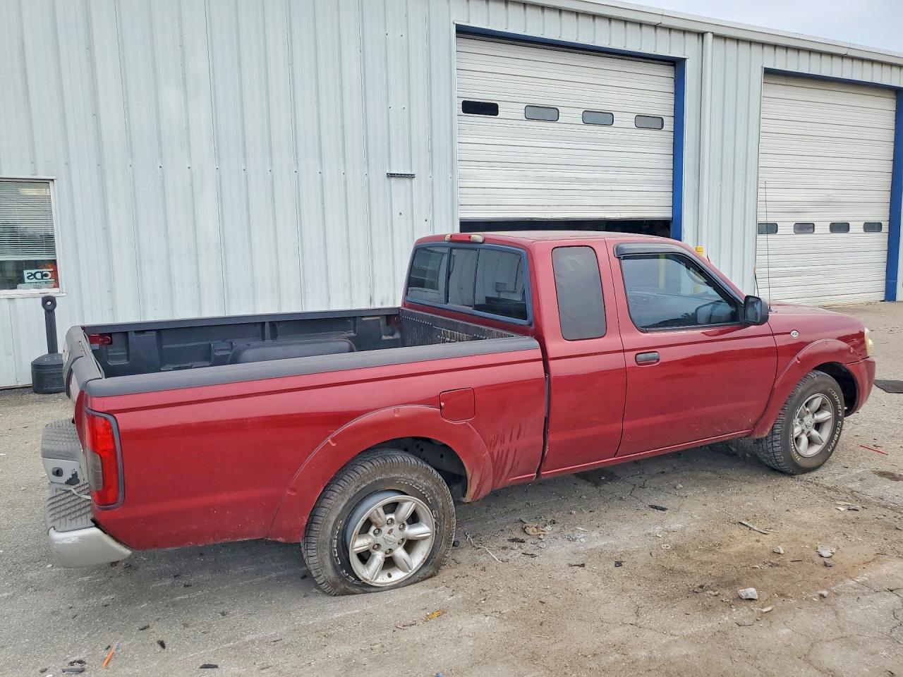 2004 Nissan Frontier King Cab Xe Темно-бордовый vin: 1N6DD26T14C471059