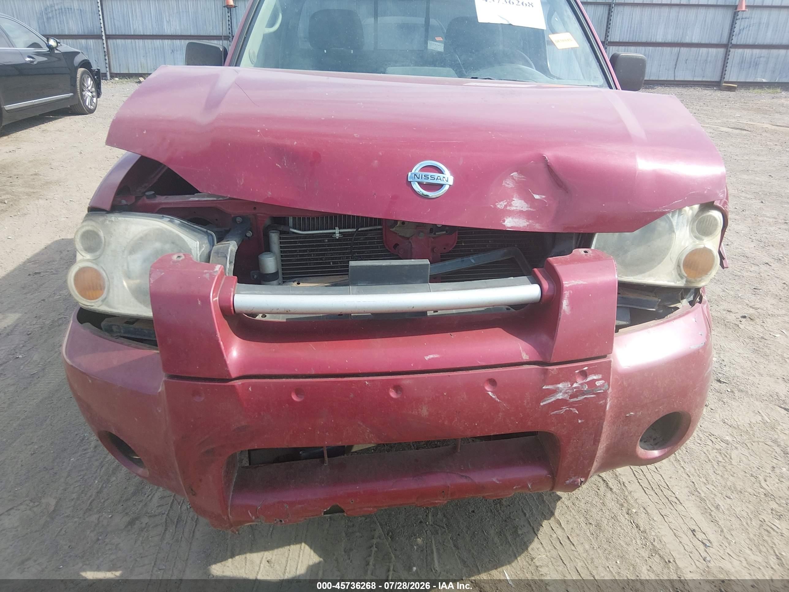 2003 Nissan Frontier Xe Burgundy vin: 1N6DD26T23C426694