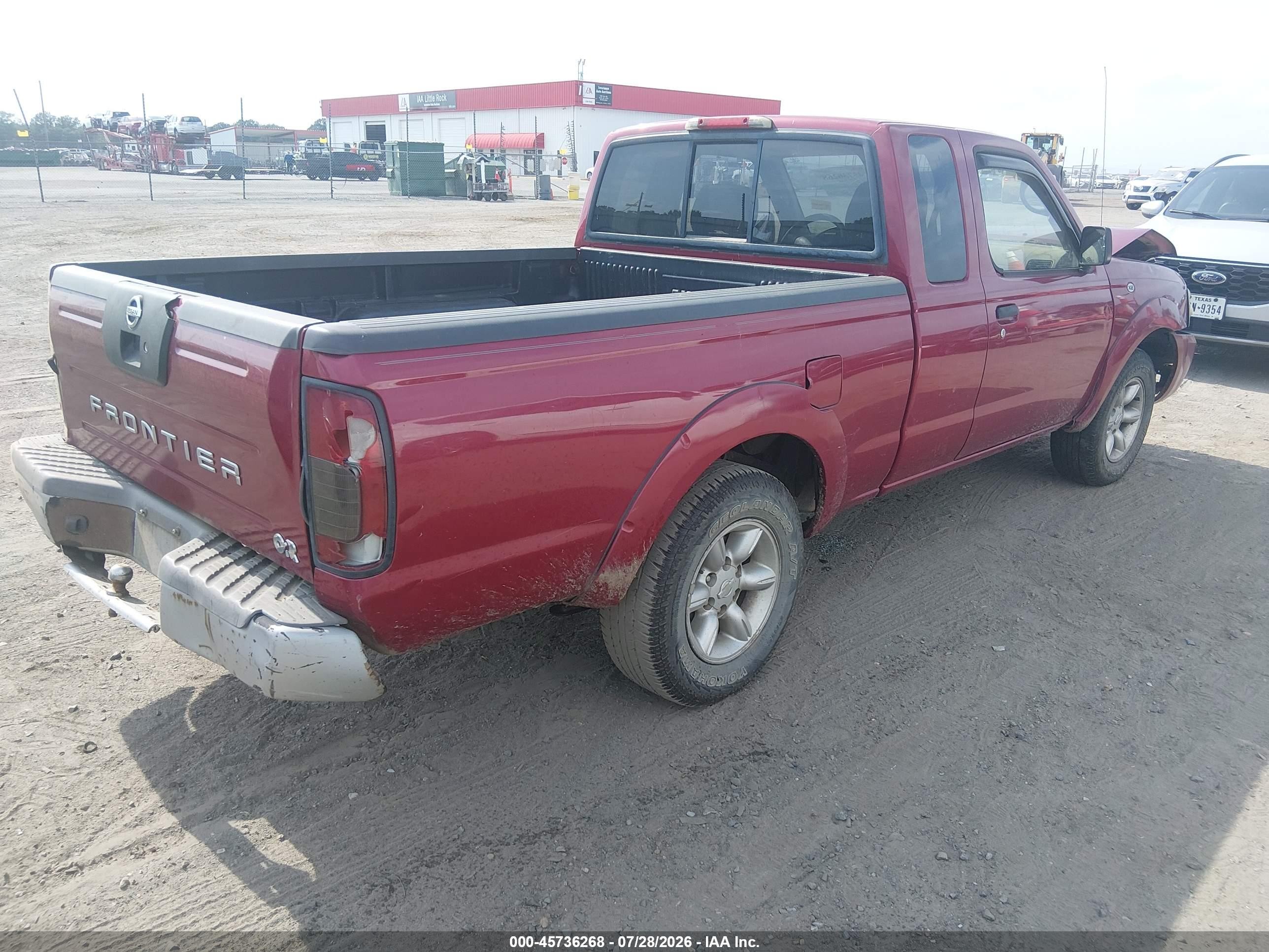 2003 Nissan Frontier Xe Burgundy vin: 1N6DD26T23C426694