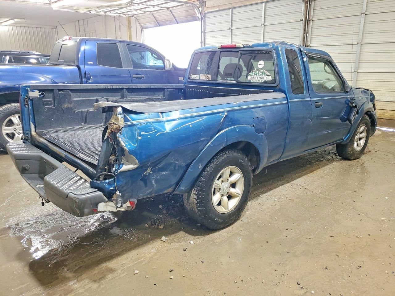 2004 Nissan Frontier King Cab Xe Blue vin: 1N6DD26T24C415826