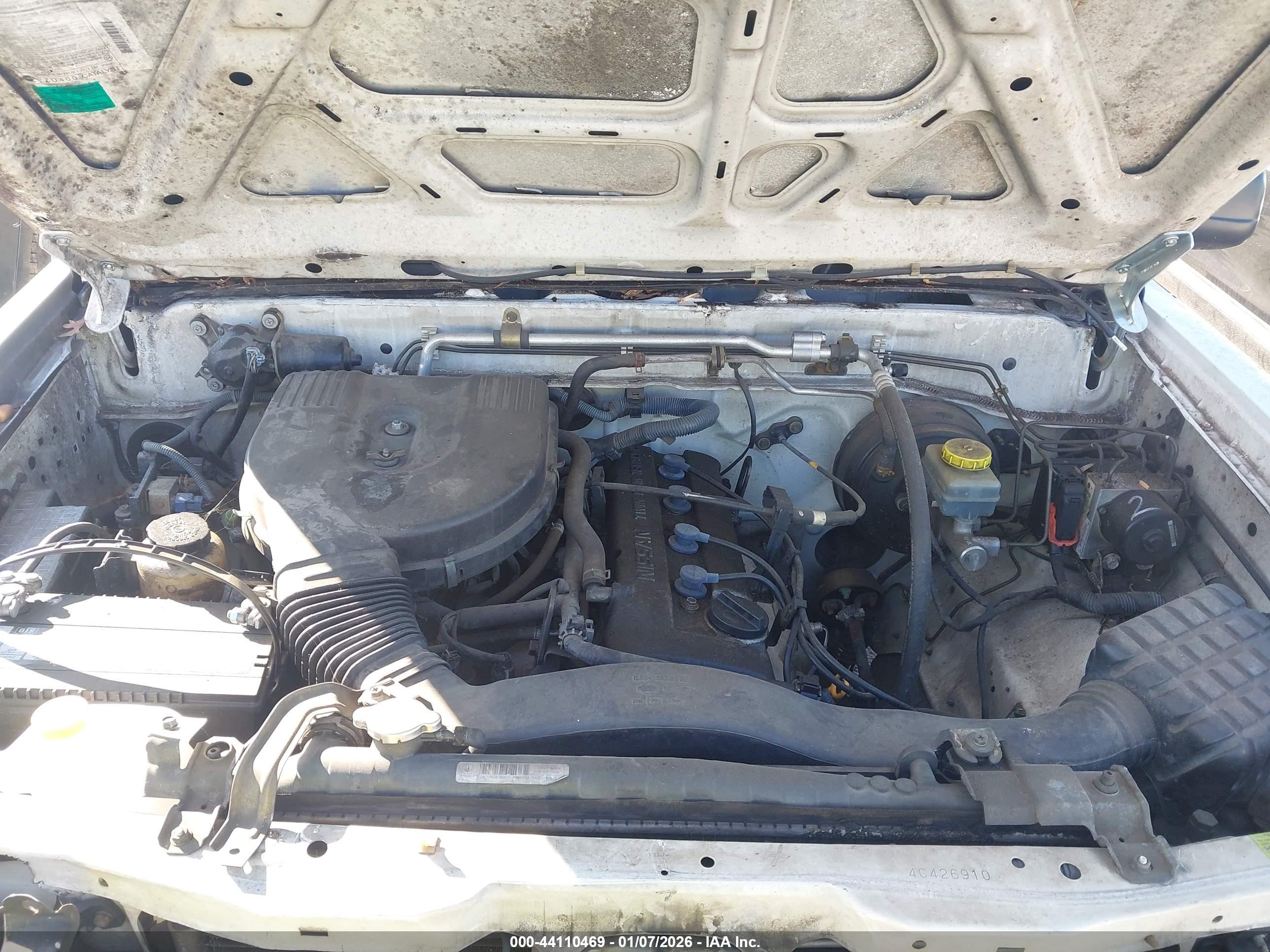 2004 Nissan Frontier Xe Белый vin: 1N6DD26T24C426910