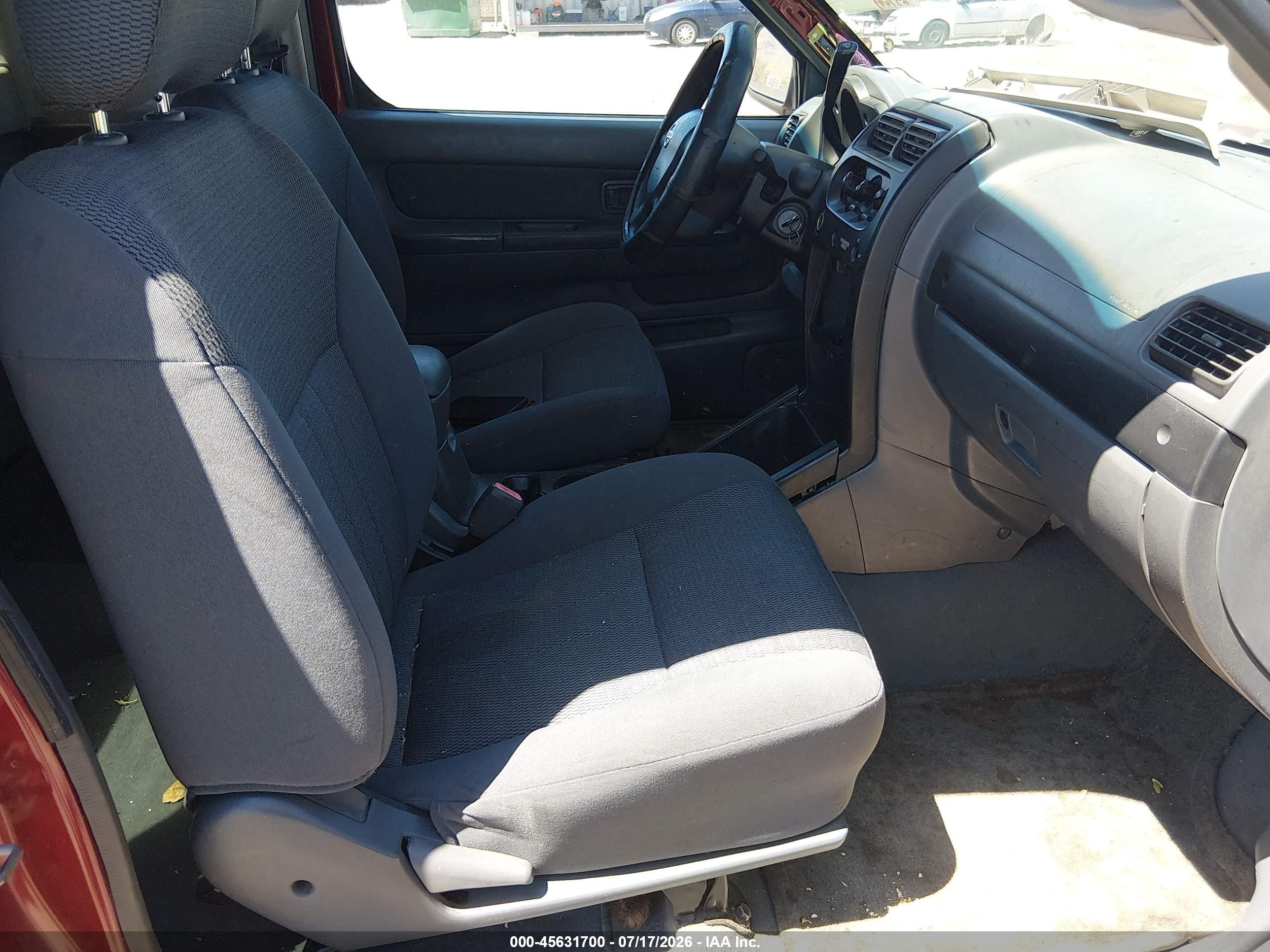 2004 Nissan Frontier Xe Бордовый vin: 1N6DD26T24C443979