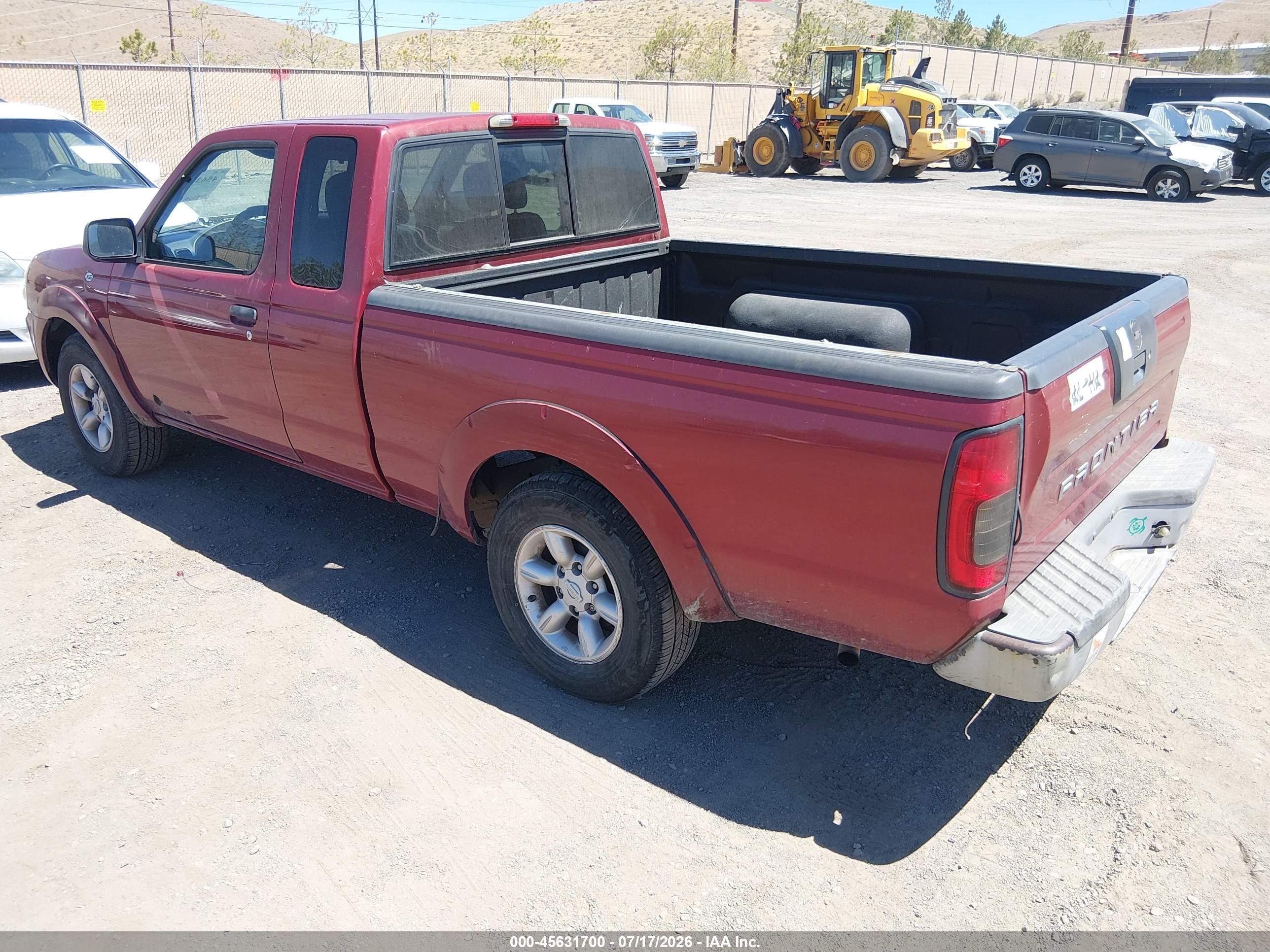 2004 Nissan Frontier Xe Бордовый vin: 1N6DD26T24C443979