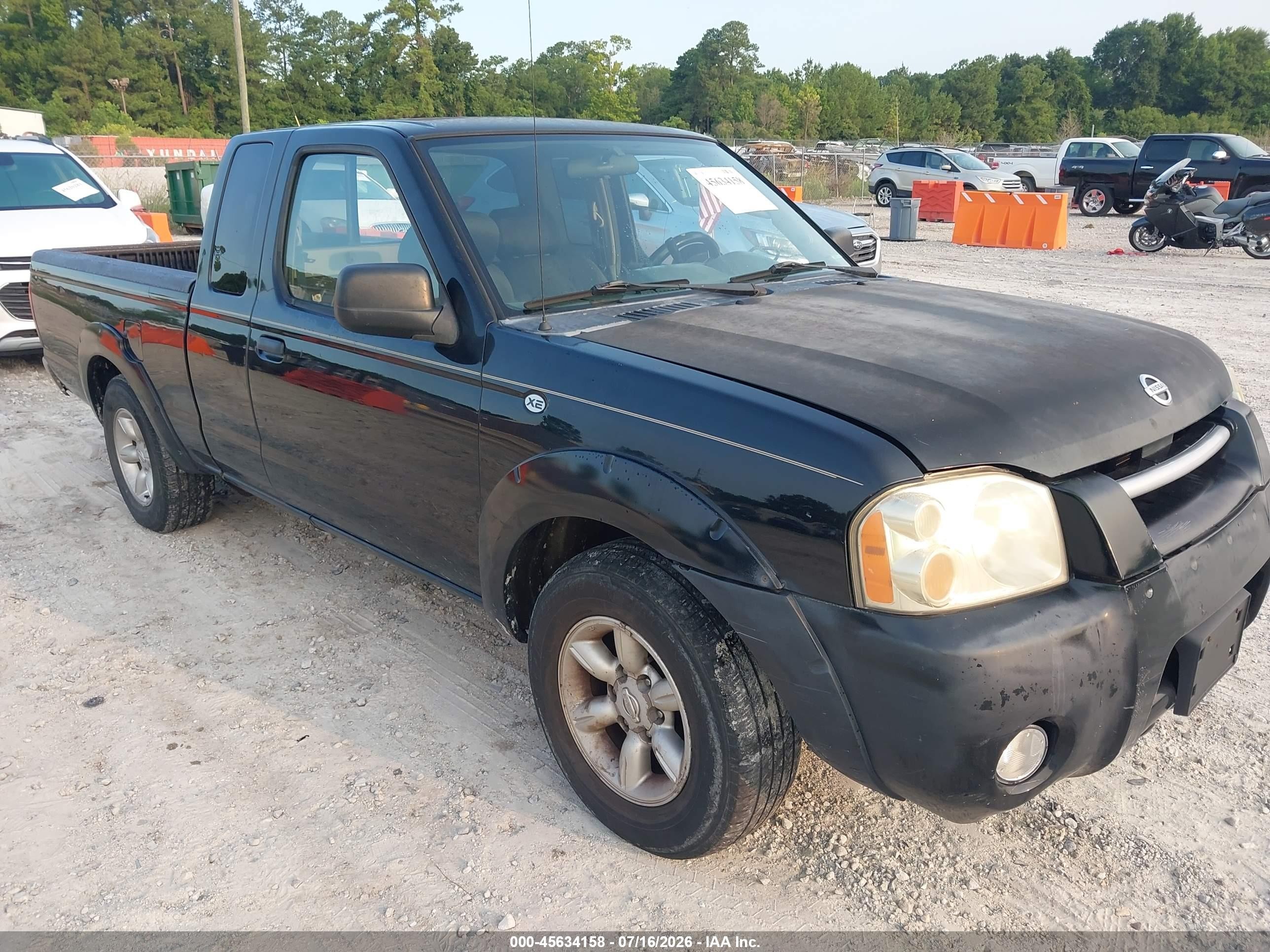 2004 Nissan Frontier Xe Черный vin: 1N6DD26T24C480868