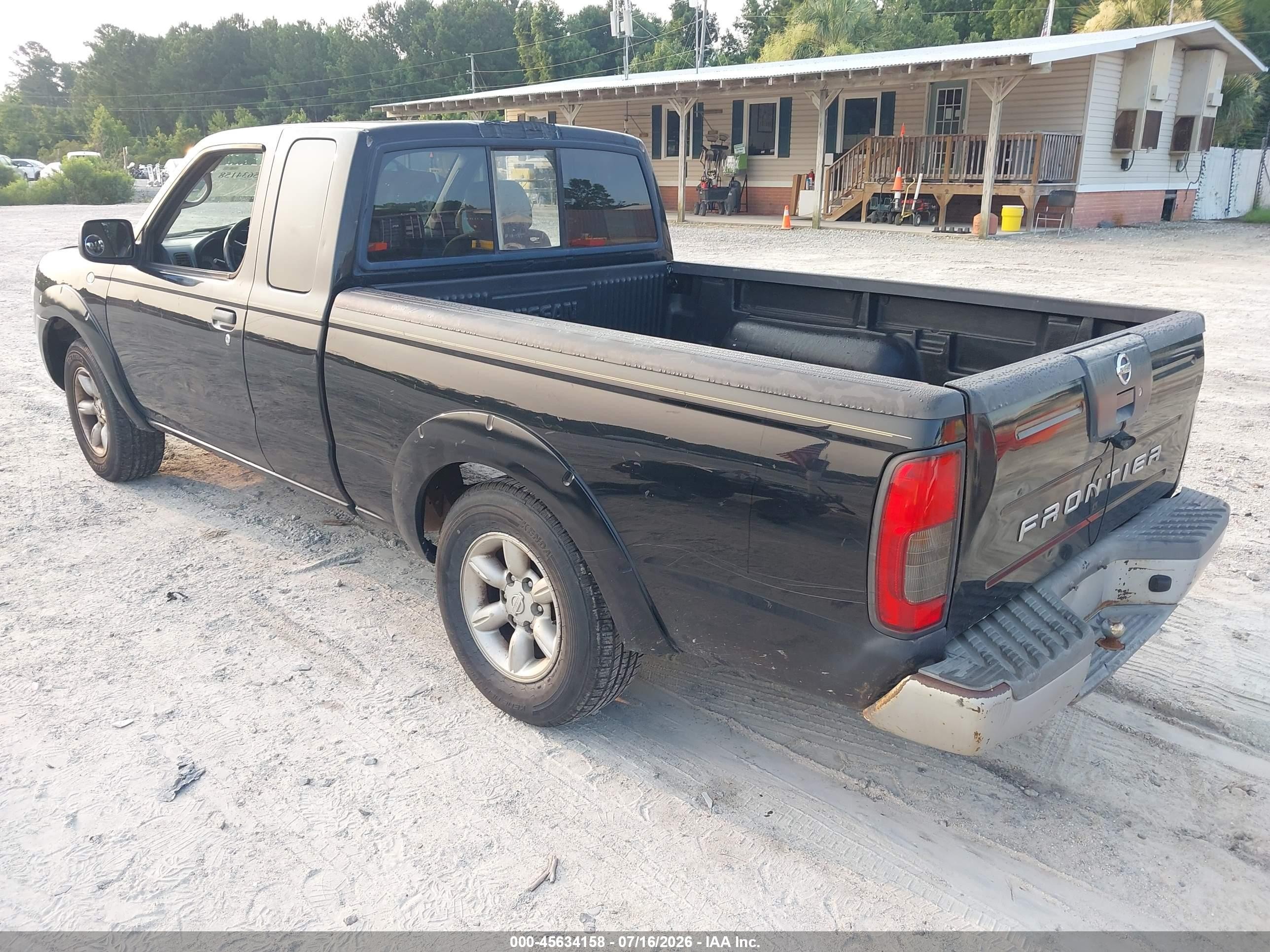 2004 Nissan Frontier Xe Черный vin: 1N6DD26T24C480868