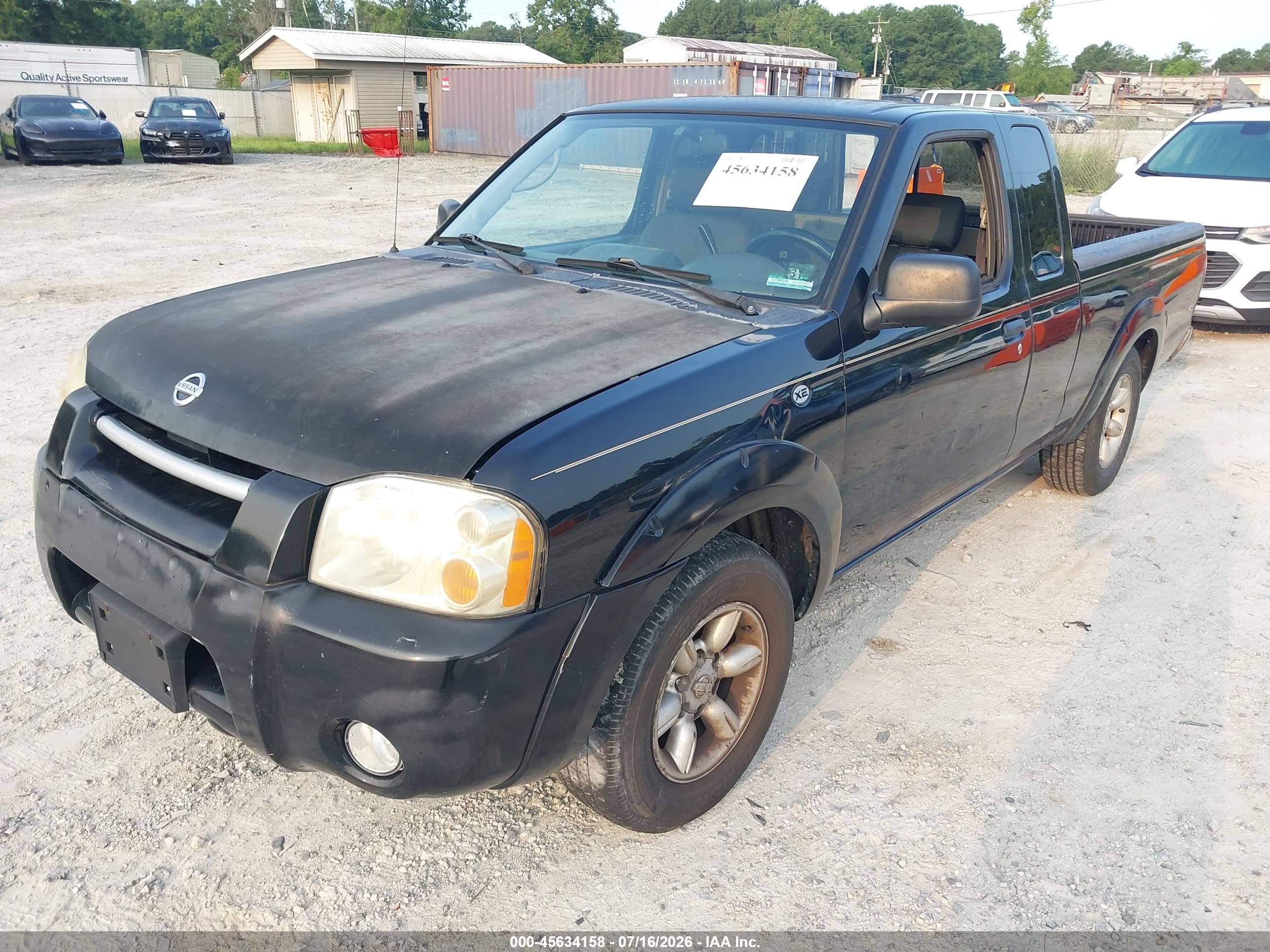 2004 Nissan Frontier Xe Черный vin: 1N6DD26T24C480868