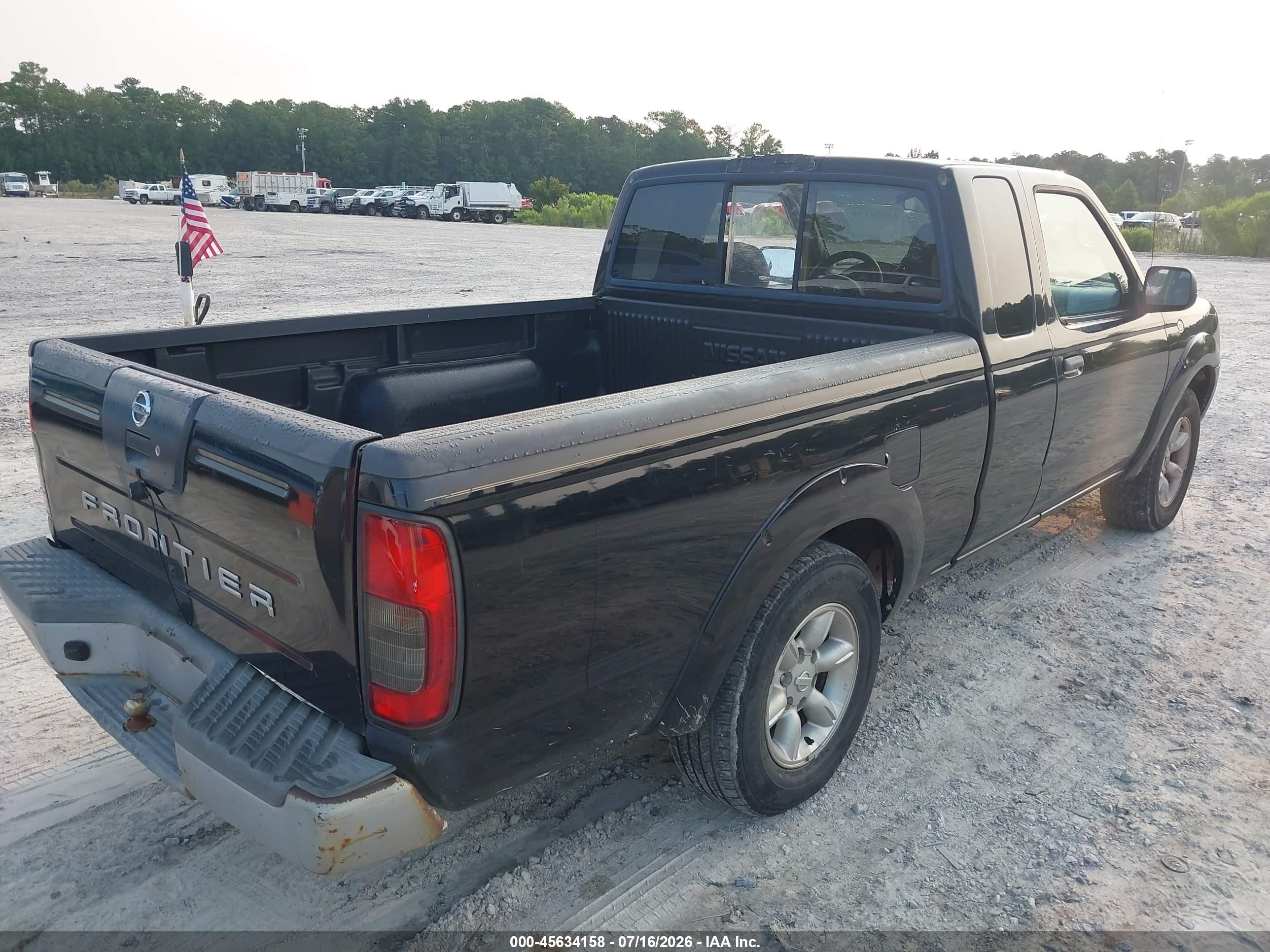2004 Nissan Frontier Xe Черный vin: 1N6DD26T24C480868