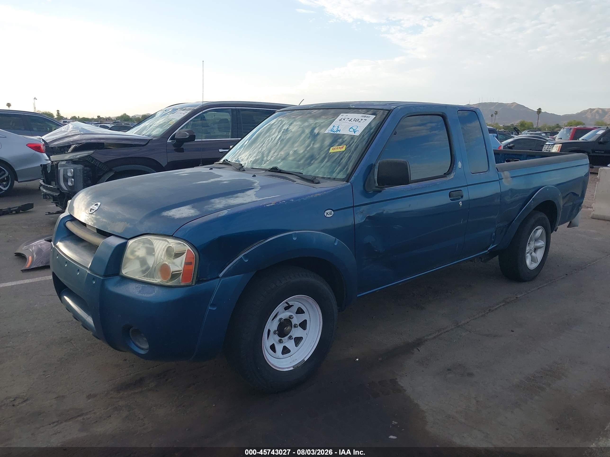 2003 Nissan Frontier Xe Teal vin: 1N6DD26T33C403988
