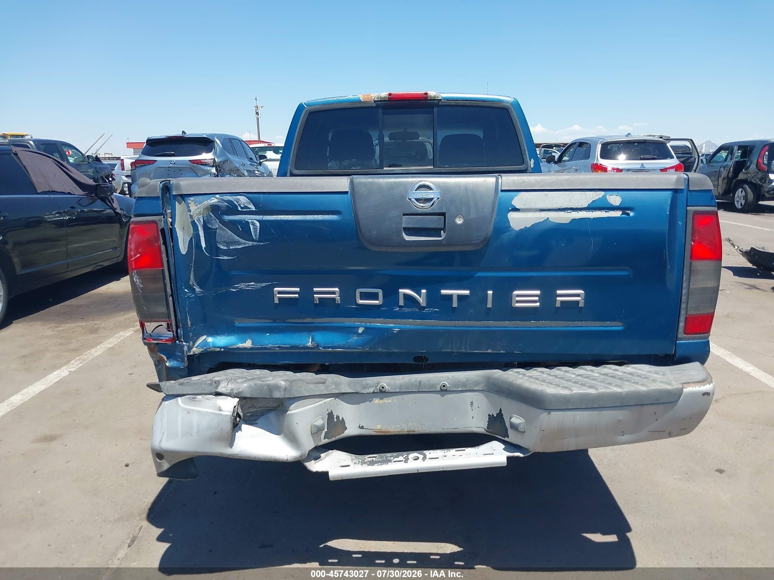 2003 Nissan Frontier Xe Teal vin: 1N6DD26T33C403988