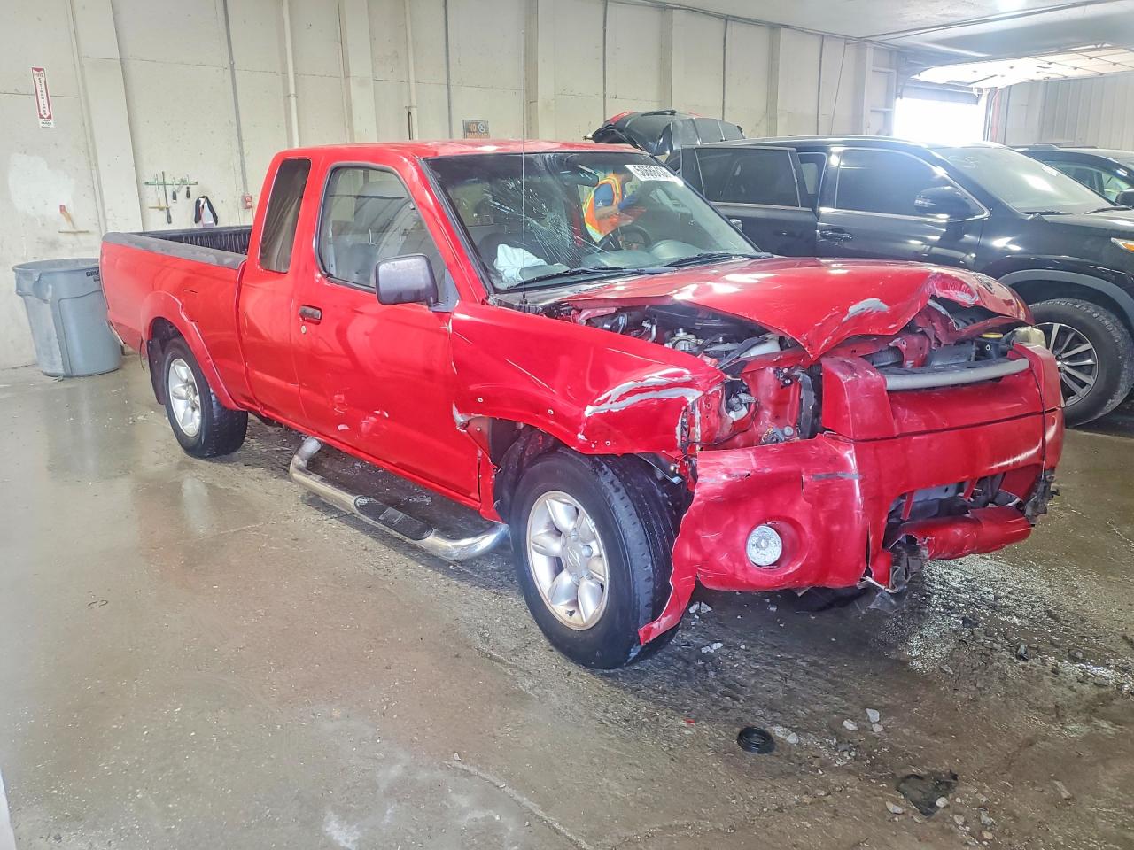 2003 Nissan Frontier King Cab Xe Red vin: 1N6DD26T33C426817