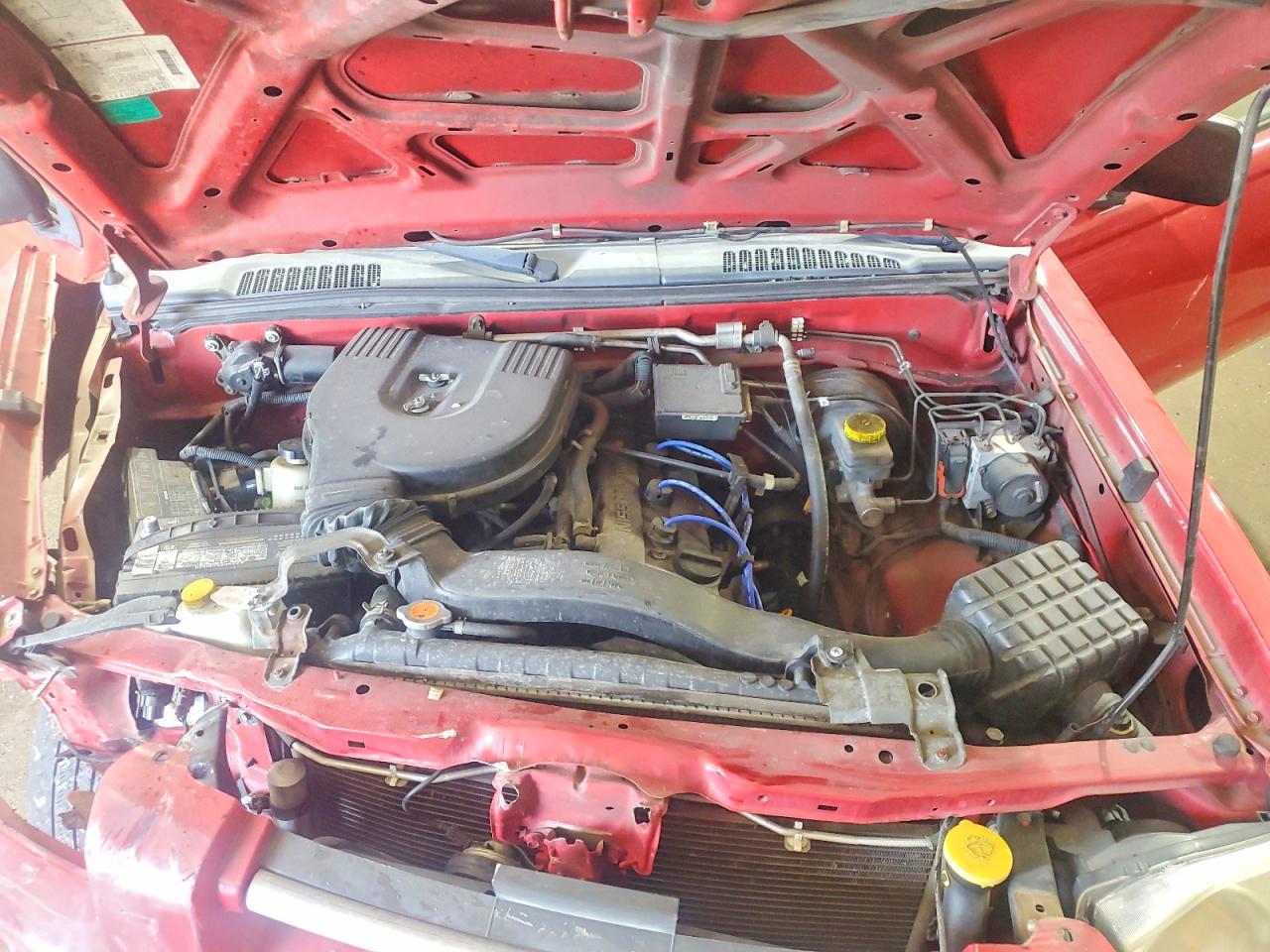 2003 Nissan Frontier King Cab Xe Red vin: 1N6DD26T33C426817