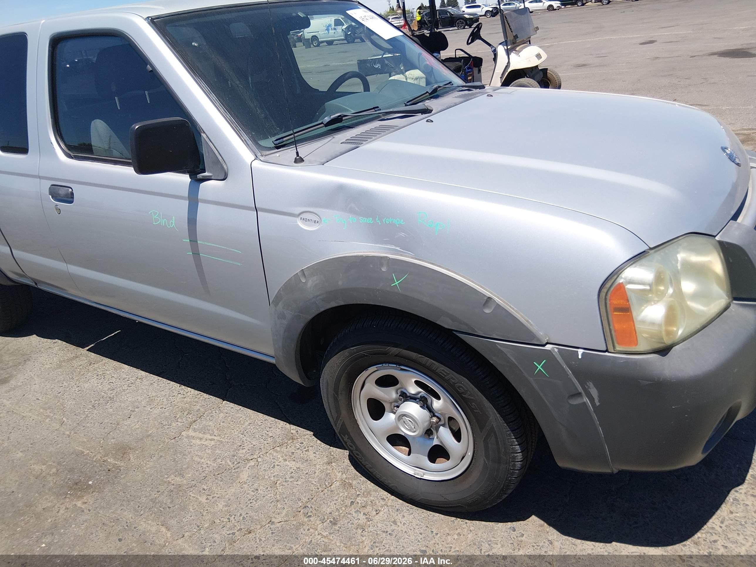 2003 Nissan Frontier Standard Silver vin: 1N6DD26T33C449756