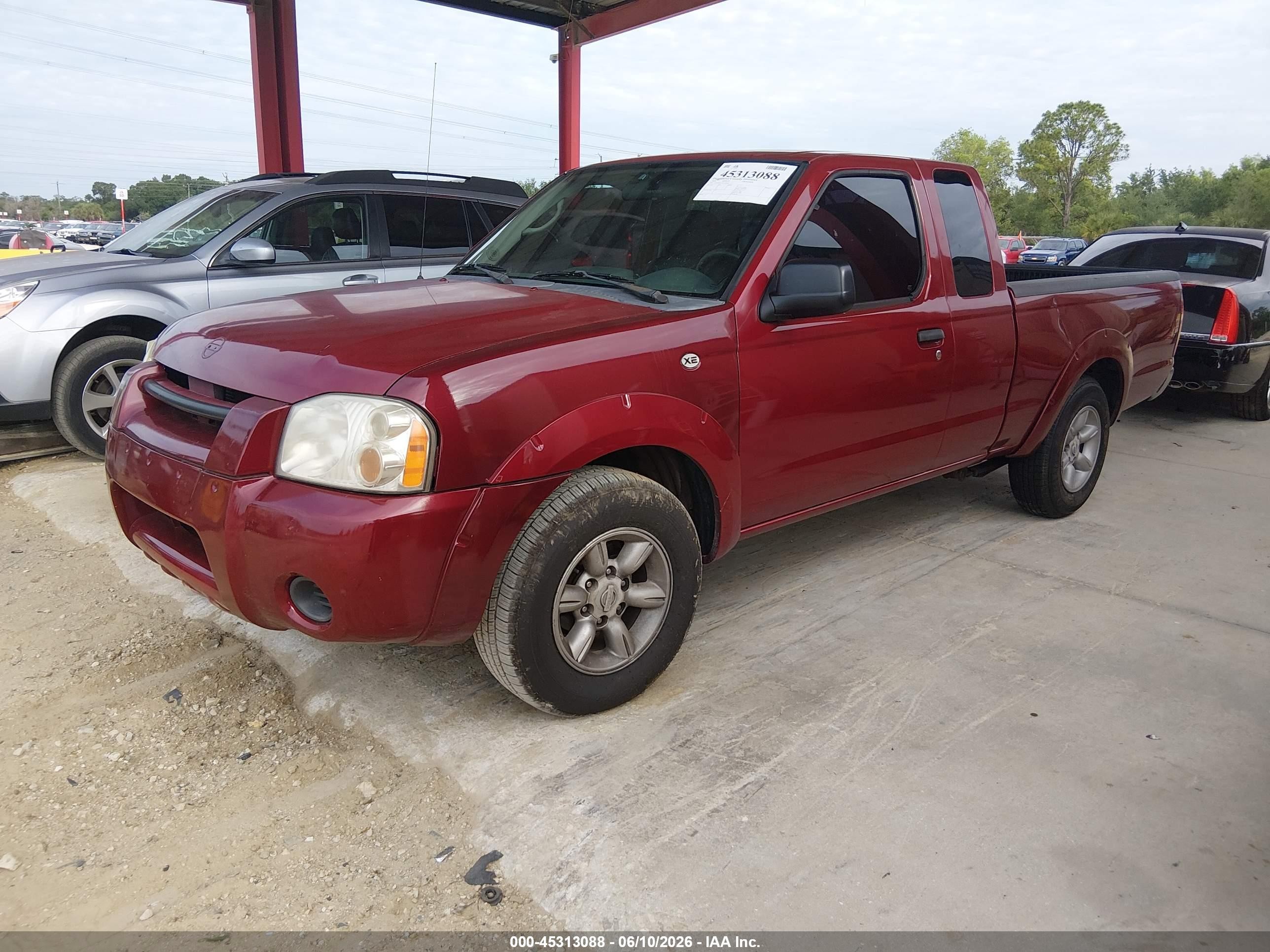 2004 Nissan Frontier Xe Красный vin: 1N6DD26T34C435714