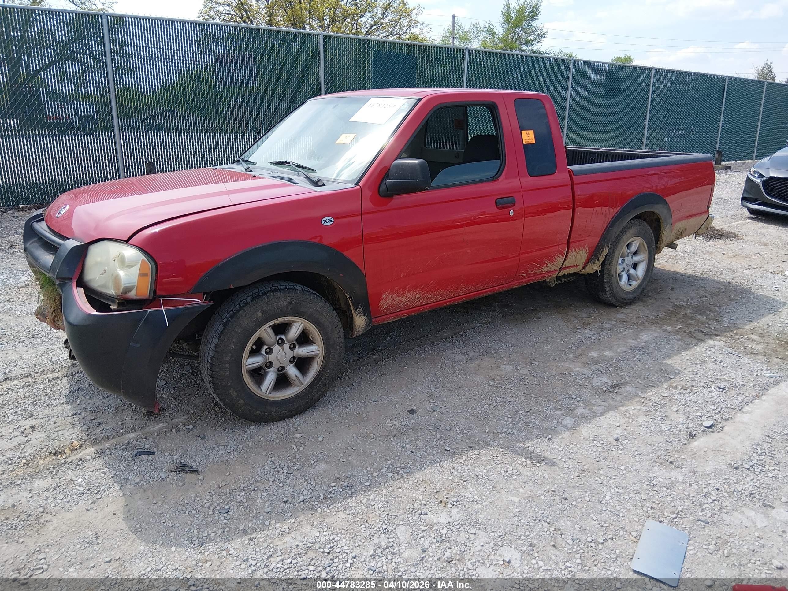 2004 Nissan Frontier Xe Red vin: 1N6DD26T34C462637
