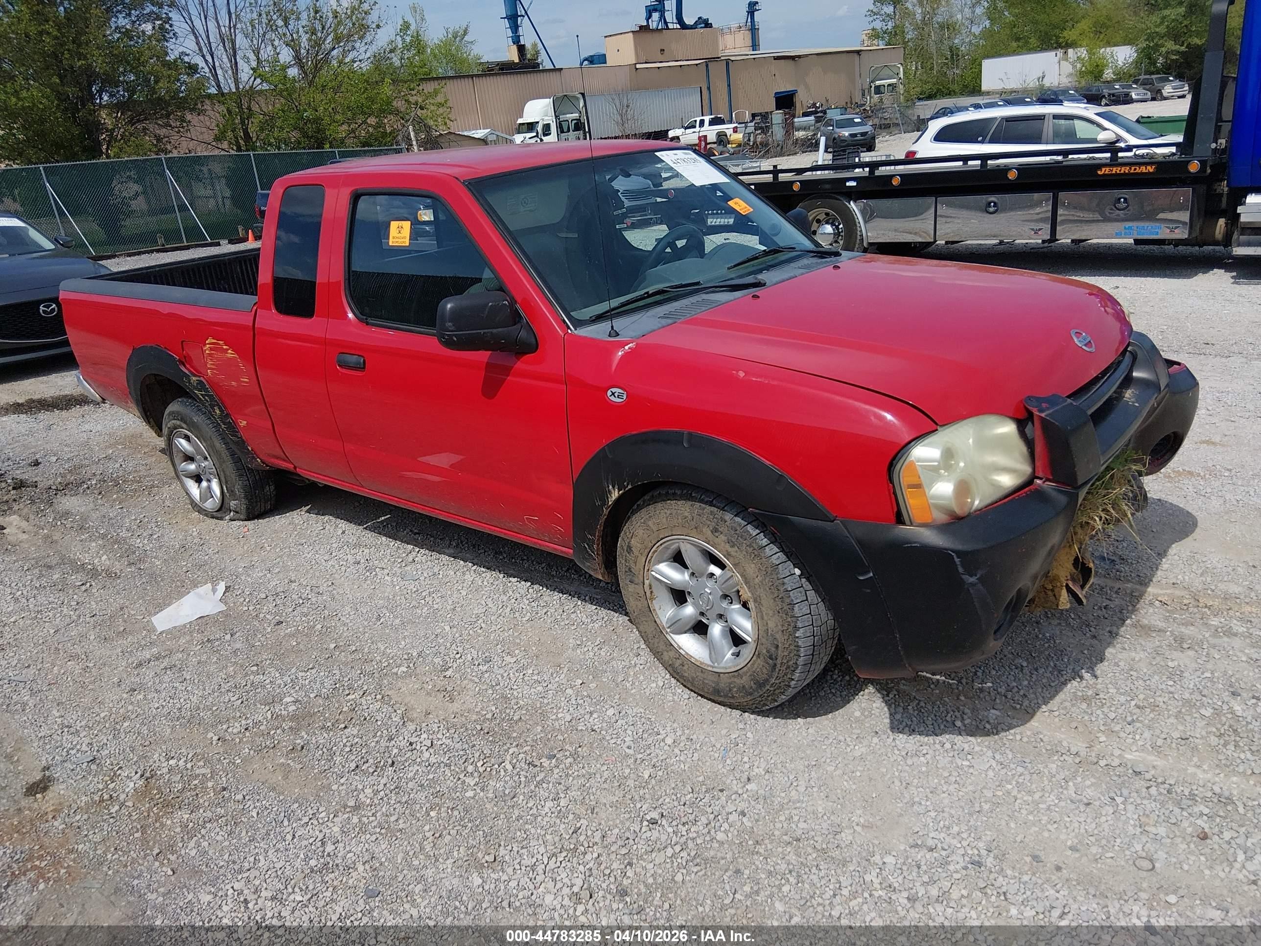 2004 Nissan Frontier Xe Red vin: 1N6DD26T34C462637