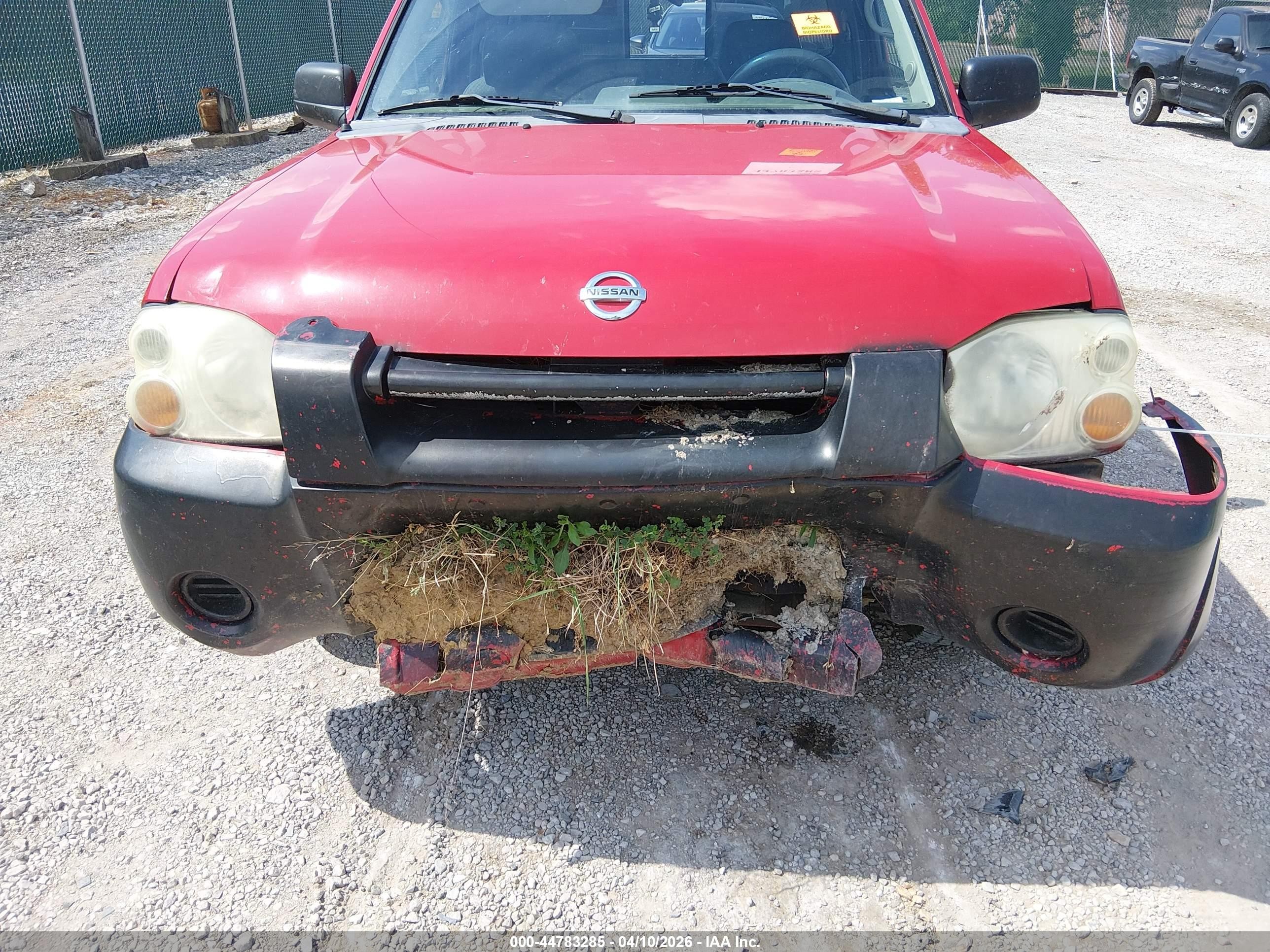 2004 Nissan Frontier Xe Red vin: 1N6DD26T34C462637