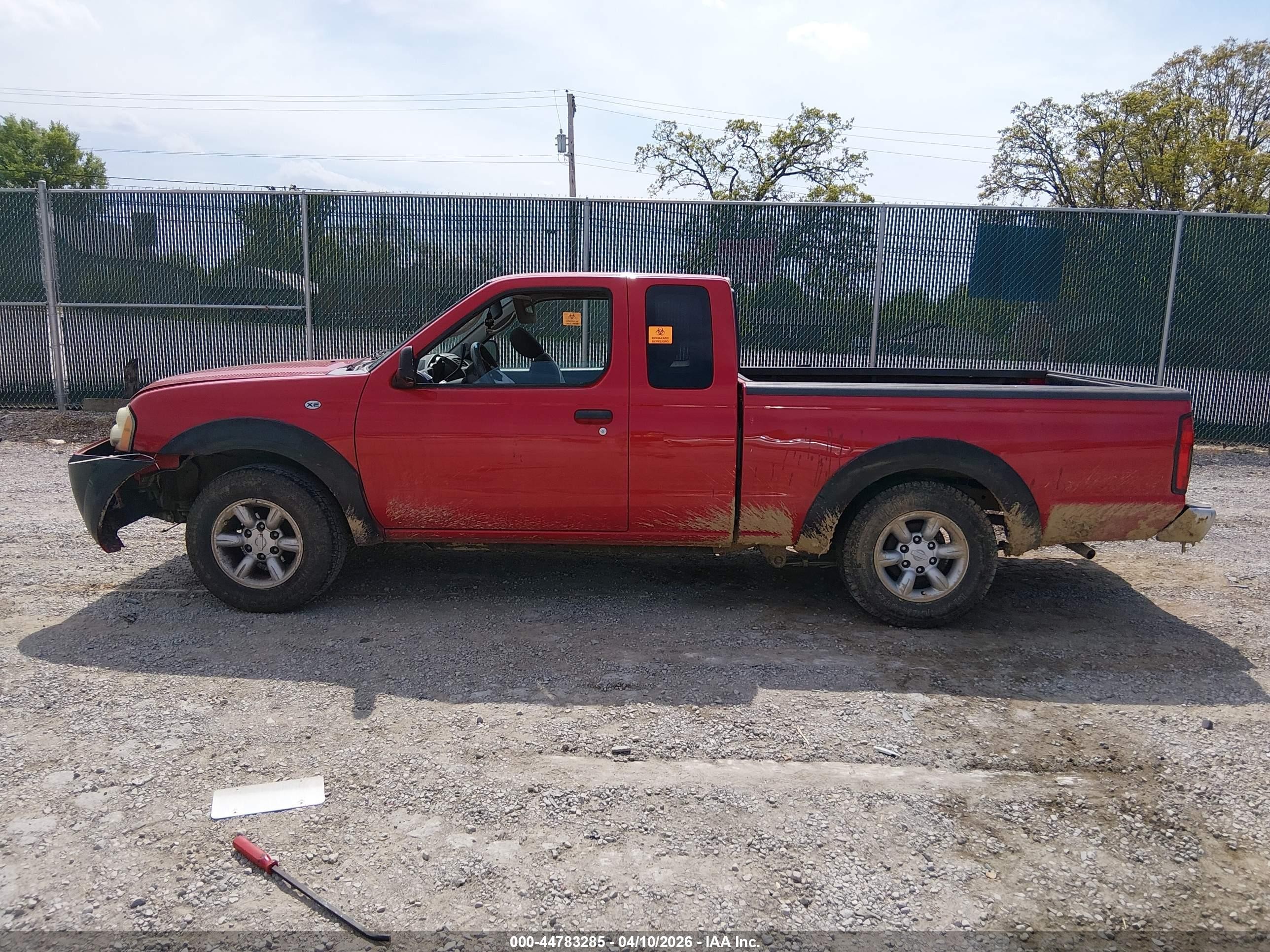 2004 Nissan Frontier Xe Red vin: 1N6DD26T34C462637