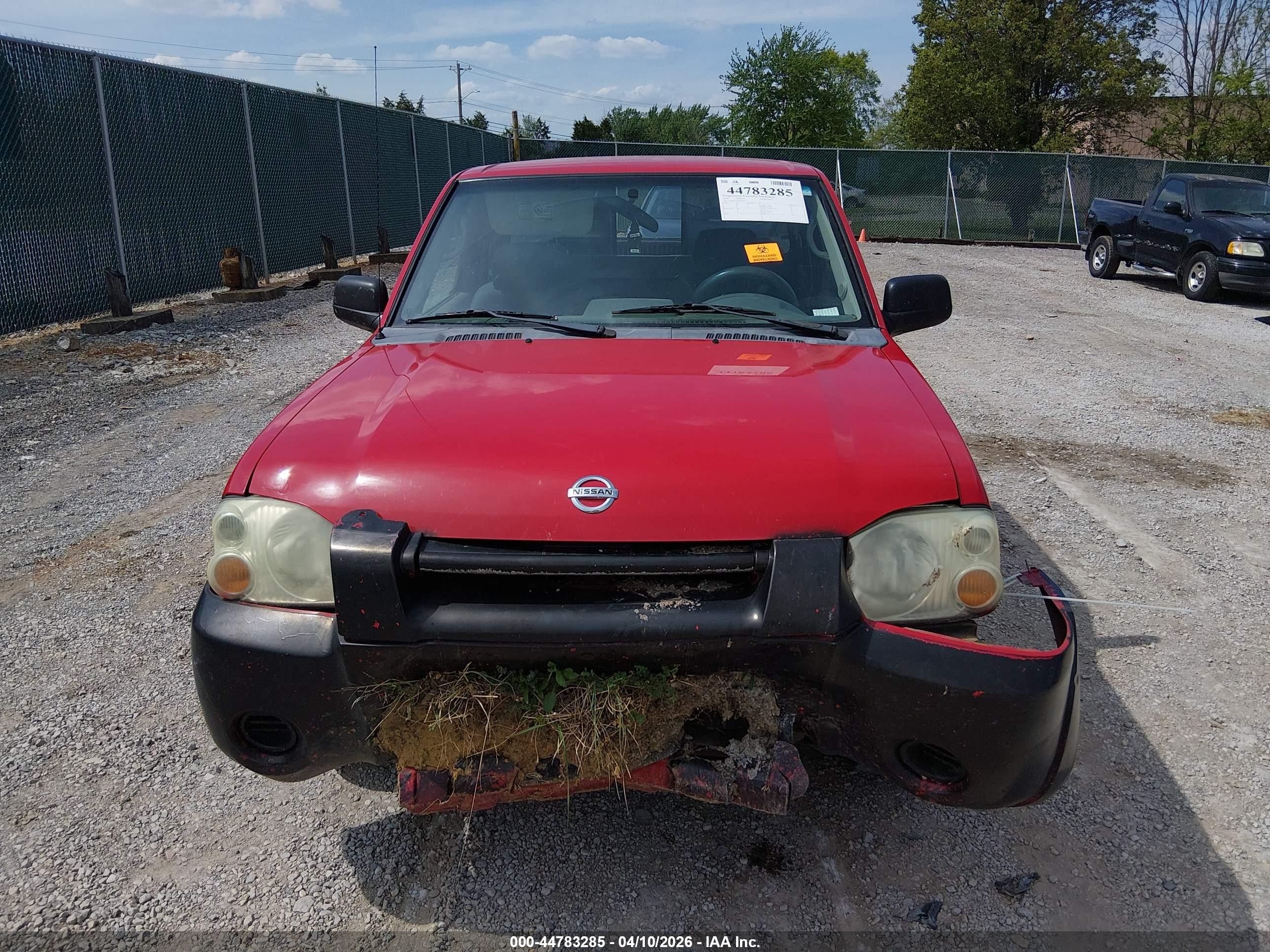 2004 Nissan Frontier Xe Red vin: 1N6DD26T34C462637