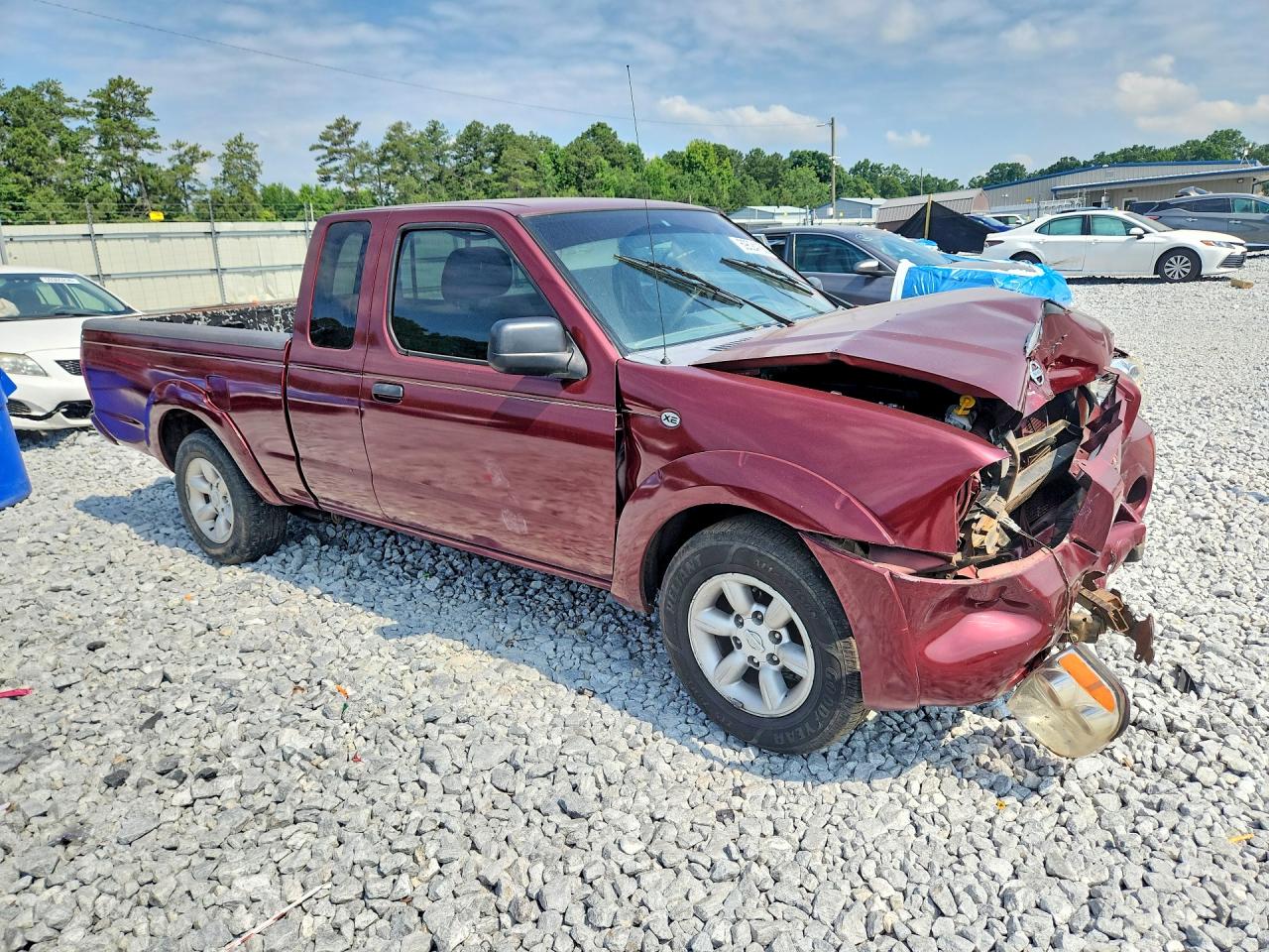 2004 Nissan Frontier King Cab Xe Красный vin: 1N6DD26T34C472312