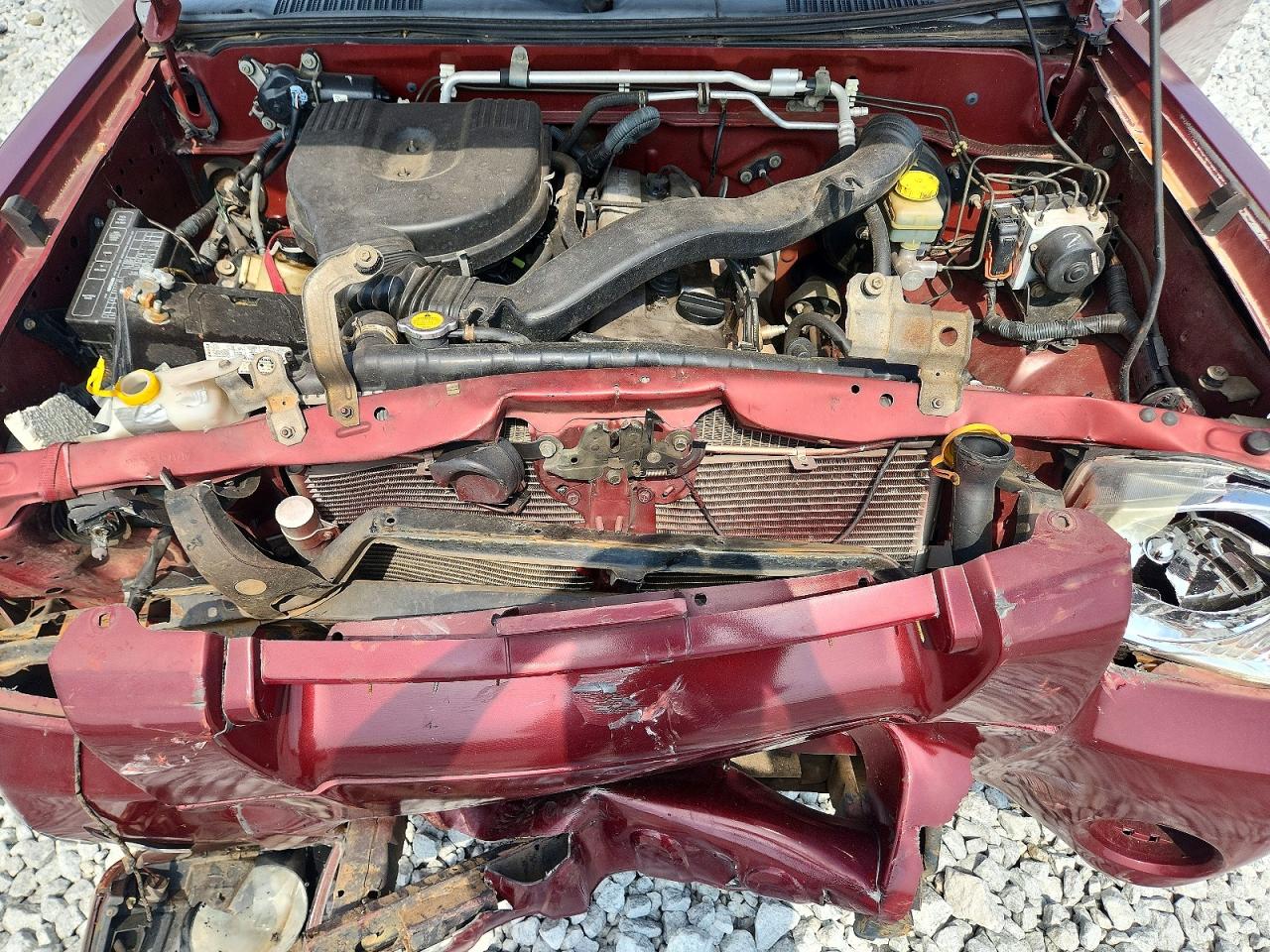 2004 Nissan Frontier King Cab Xe Красный vin: 1N6DD26T34C472312